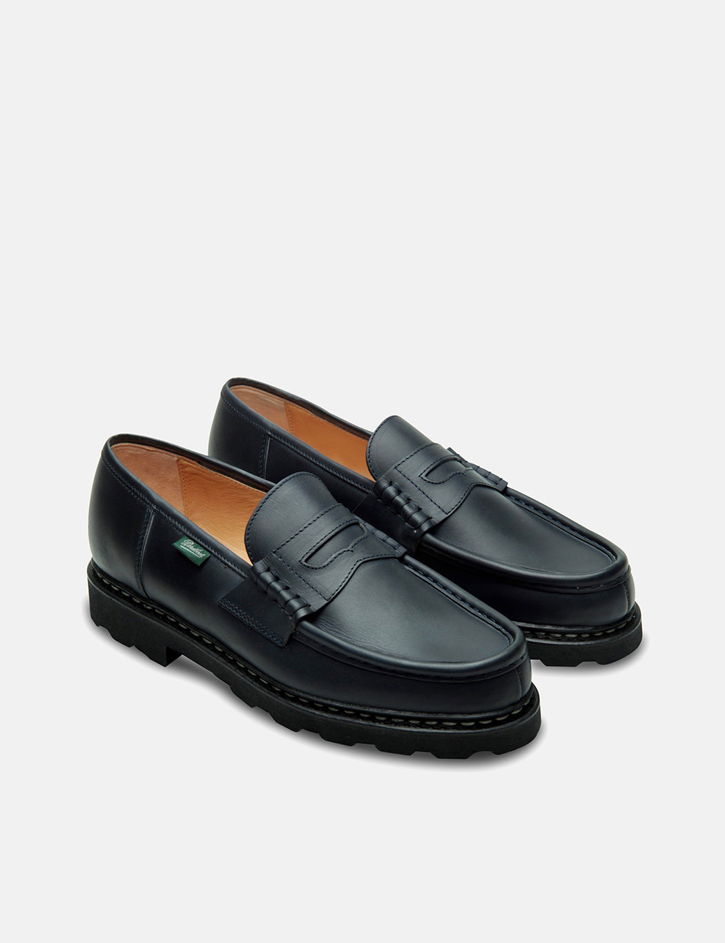 Paraboot Reims Lisse (Smooth Leather) - Black — BHODE