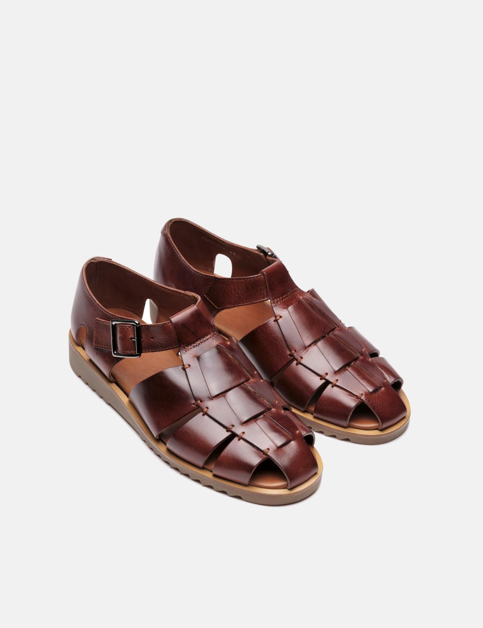 Paraboot Pacific Sandals (Leather) - Marron Brown — BHODE