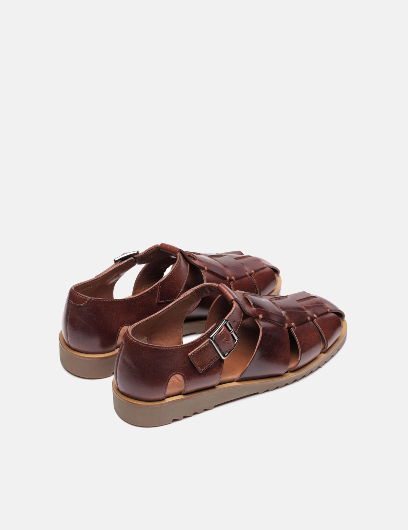 Paraboot Pacific Sandals (Leather) - Marron Brown — BHODE