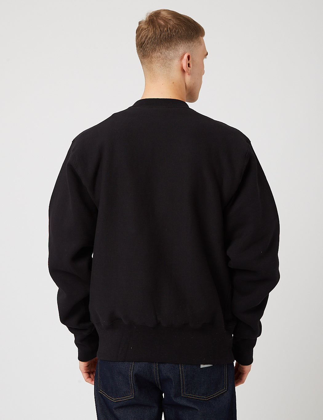 Camber Crew Neck Sweatshirt (12oz) - Black