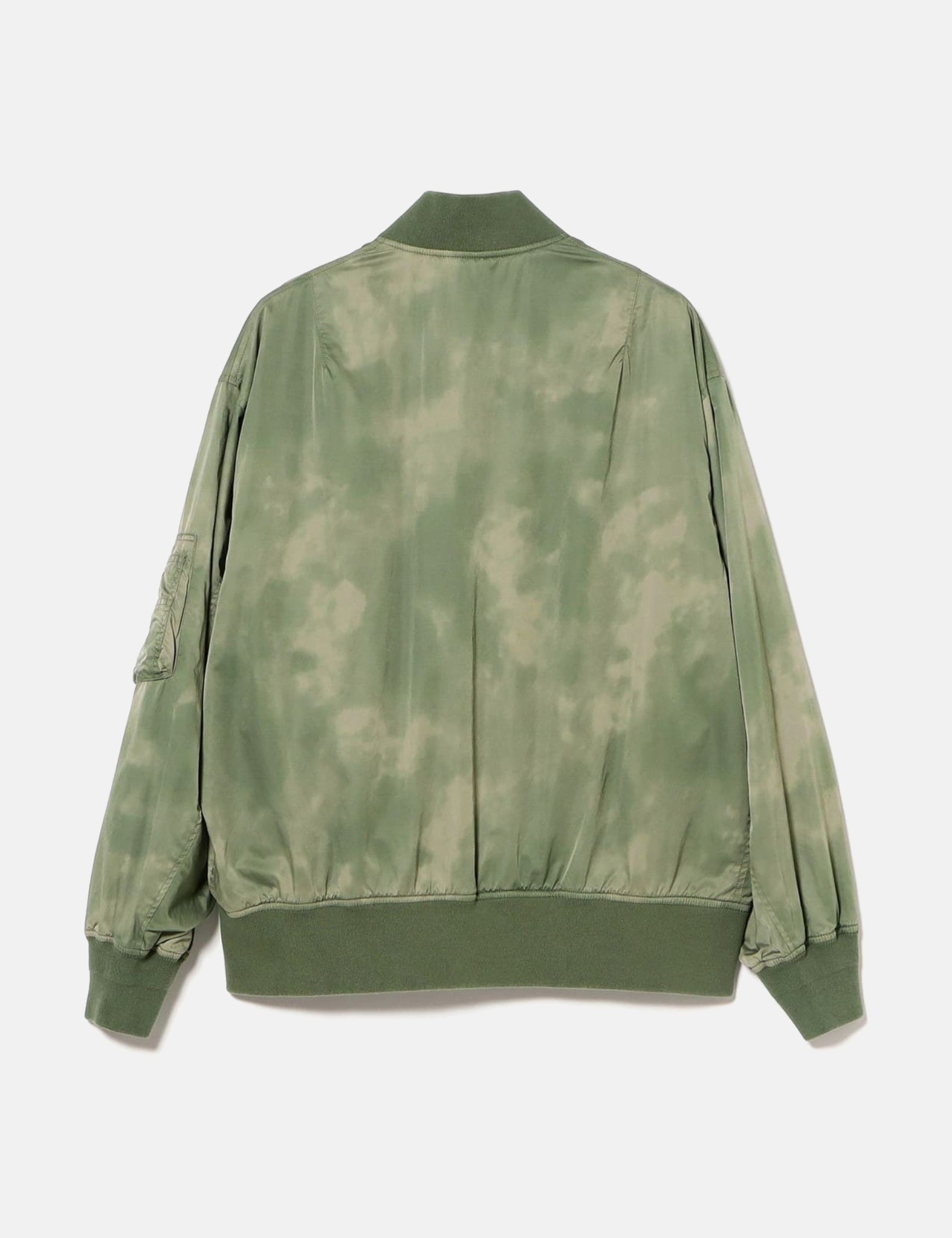 Beams Plus MIL Flight Jacket (NYCO Twill Pigment Print) - Sage Green — BHODE