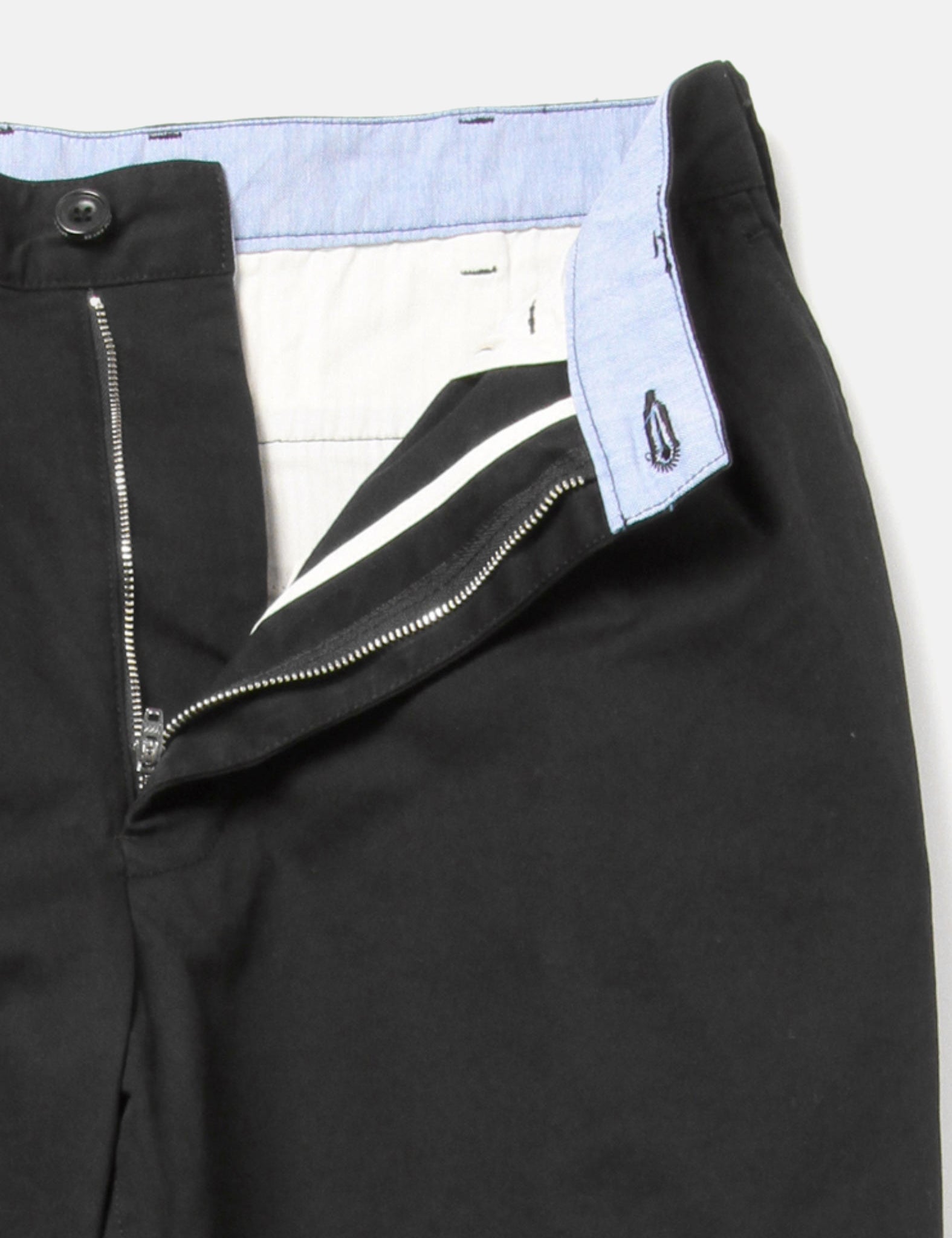 Beams Plus 2 Pleat Twill Trousers - Black — BHODE