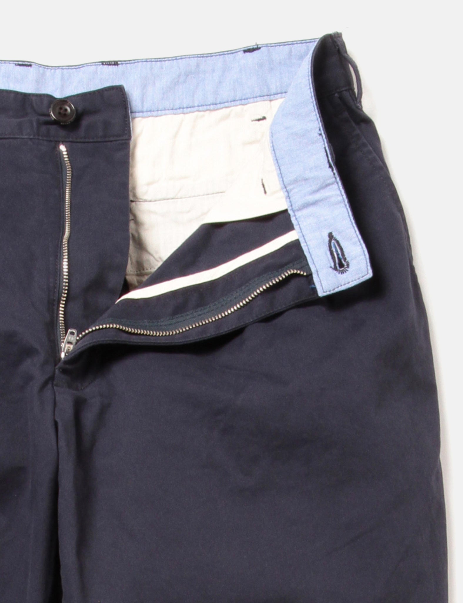Beams Plus 2 Pleat Twill Pants - Dark Navy Blue — BHODE