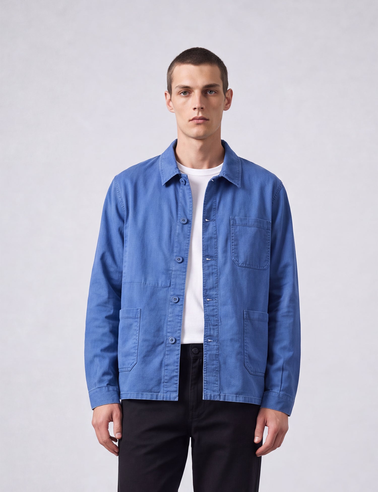 Bhode x Le Laboureur Washed Twill Work Jacket - Bugatti