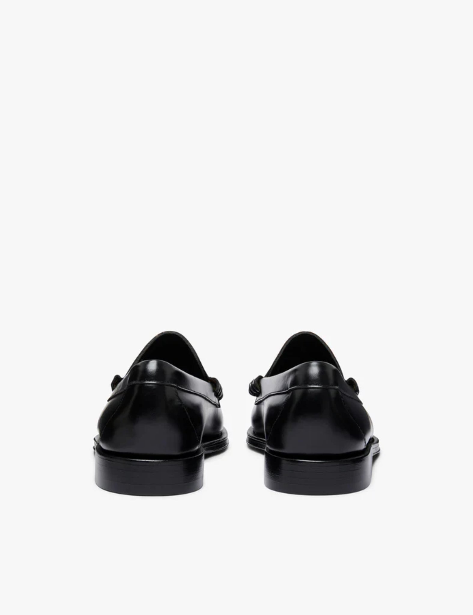 G.H. Bass Weejun Larson Weave Moc Loafer (Leather) - Black — BHODE
