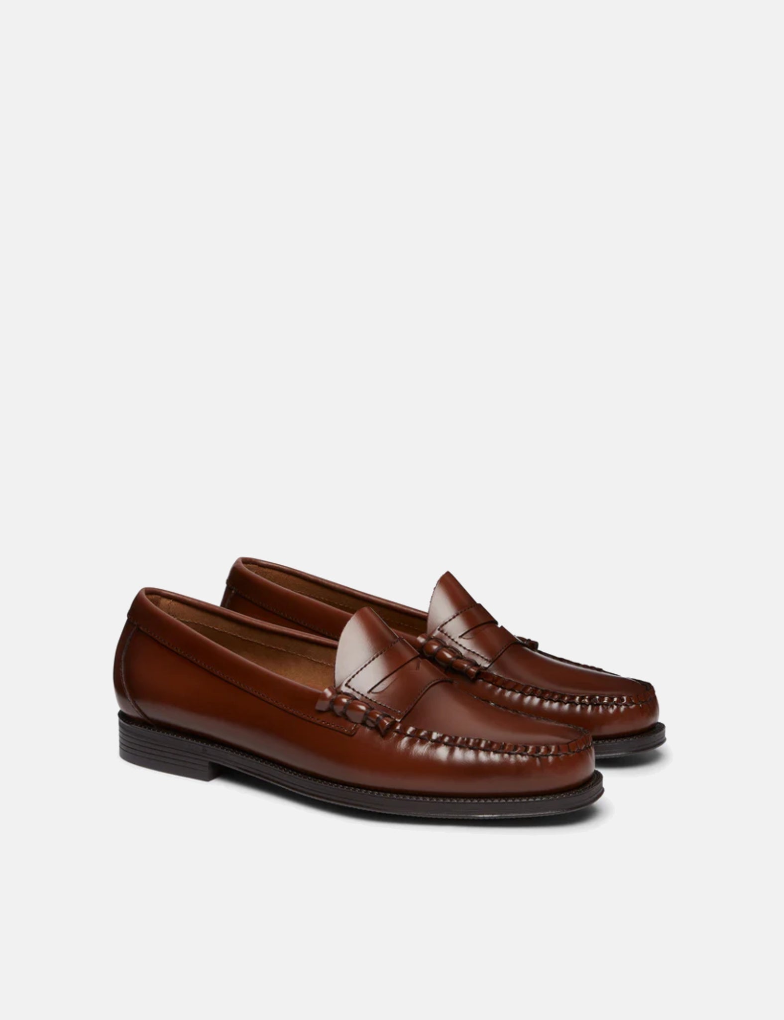 G.H. Bass Weejun II Larson Moc Penny (Leather) - Mid Brown — BHODE