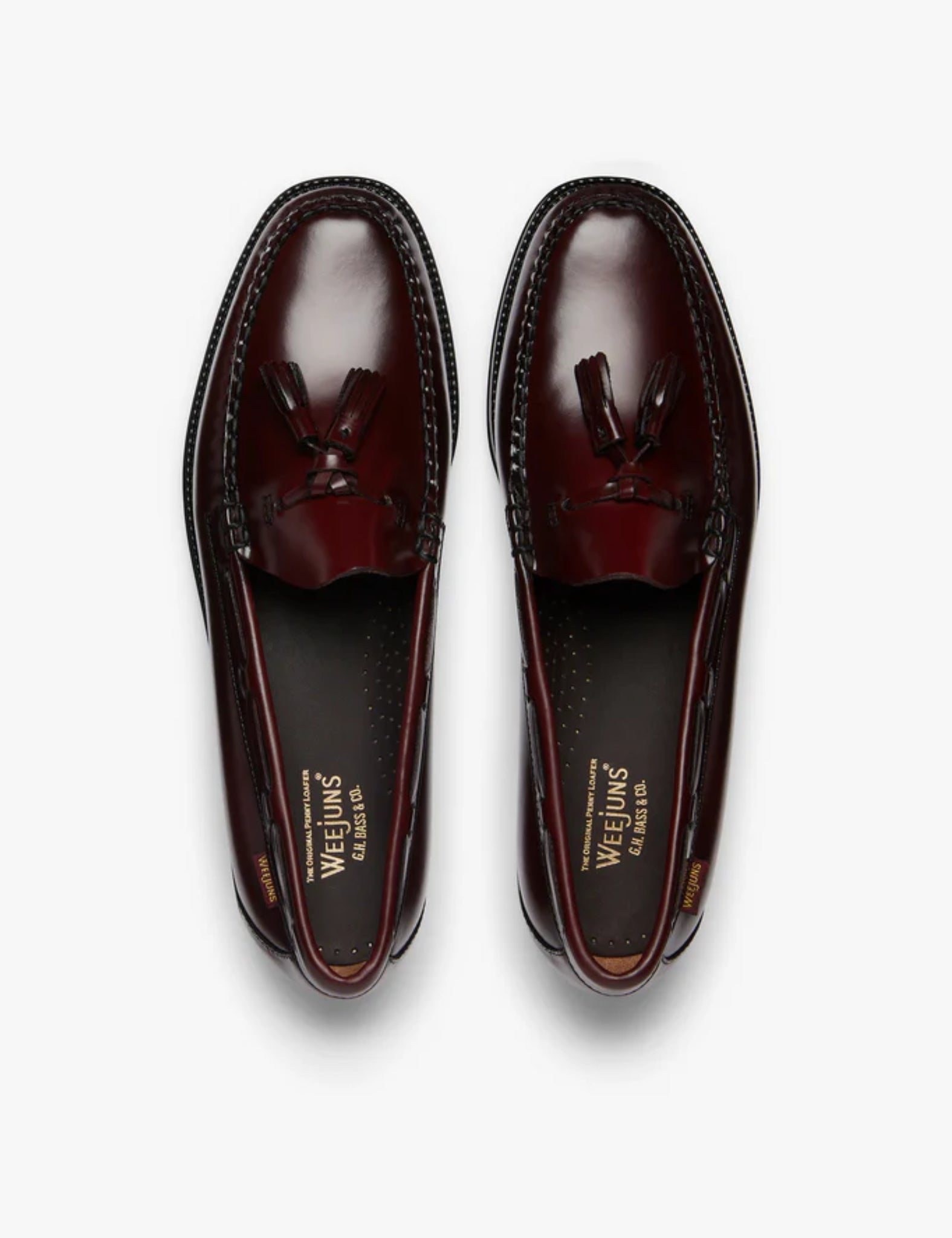 G.H. Bass Weejun II Larkin Moc Tassel (Leather) - Wine — BHODE
