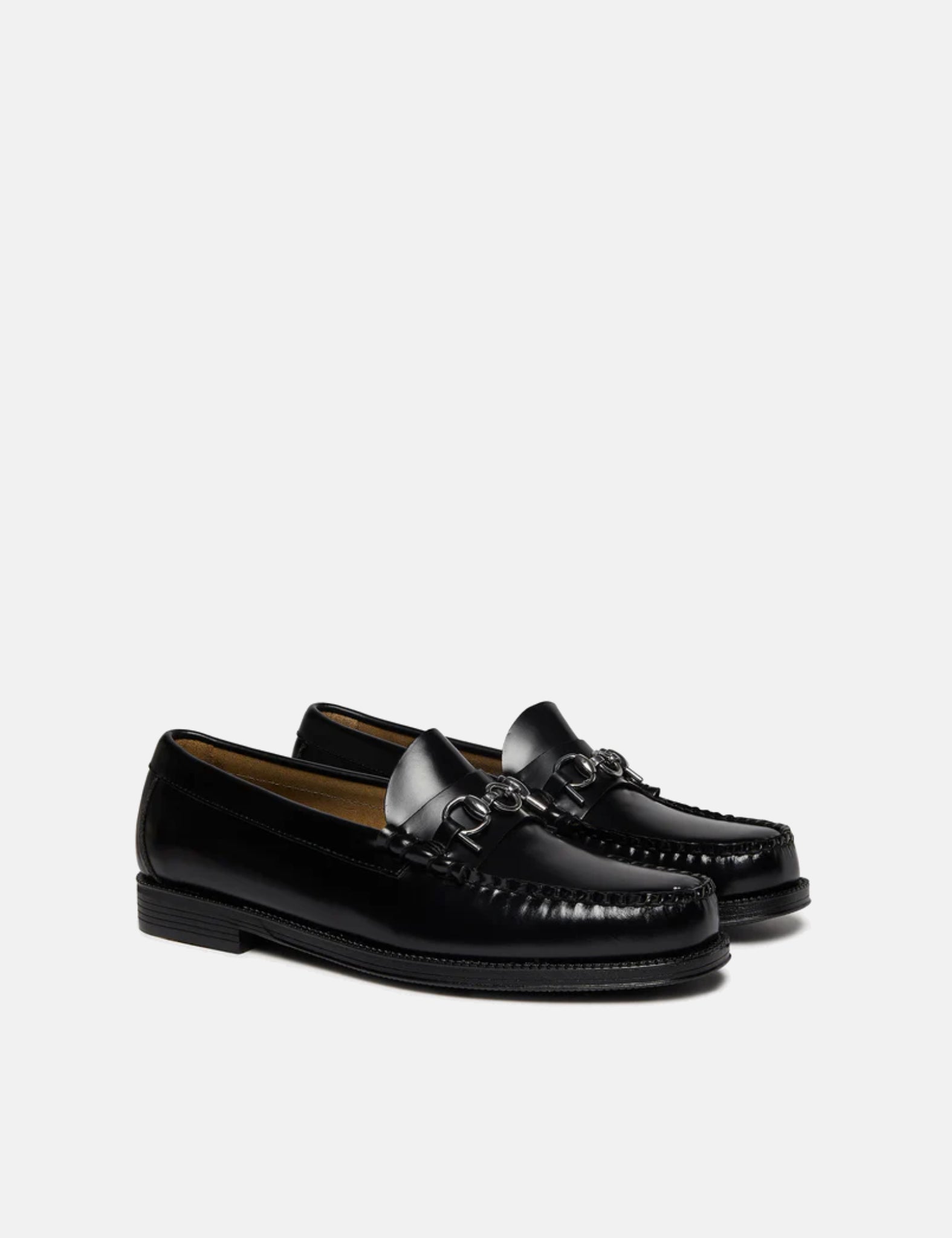 G.H. Bass X POP Easy Weejuns Lincoln Loafers (Leather) - Black