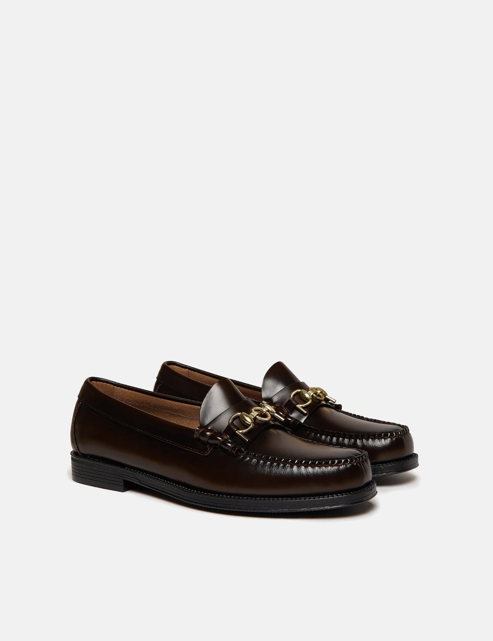 G.H. Bass X POP Easy Weejuns Lincoln Loafers (Leather) - Chocolate Brown