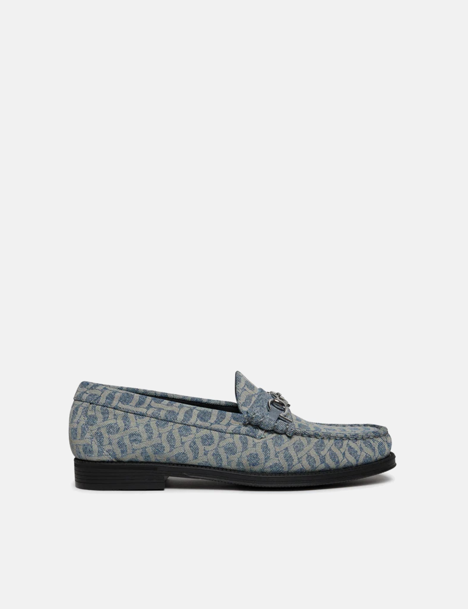 G.H. Bass X POP Easy Weejuns Lincoln Loafers (Denim) - Light Blue Denim — BHODE