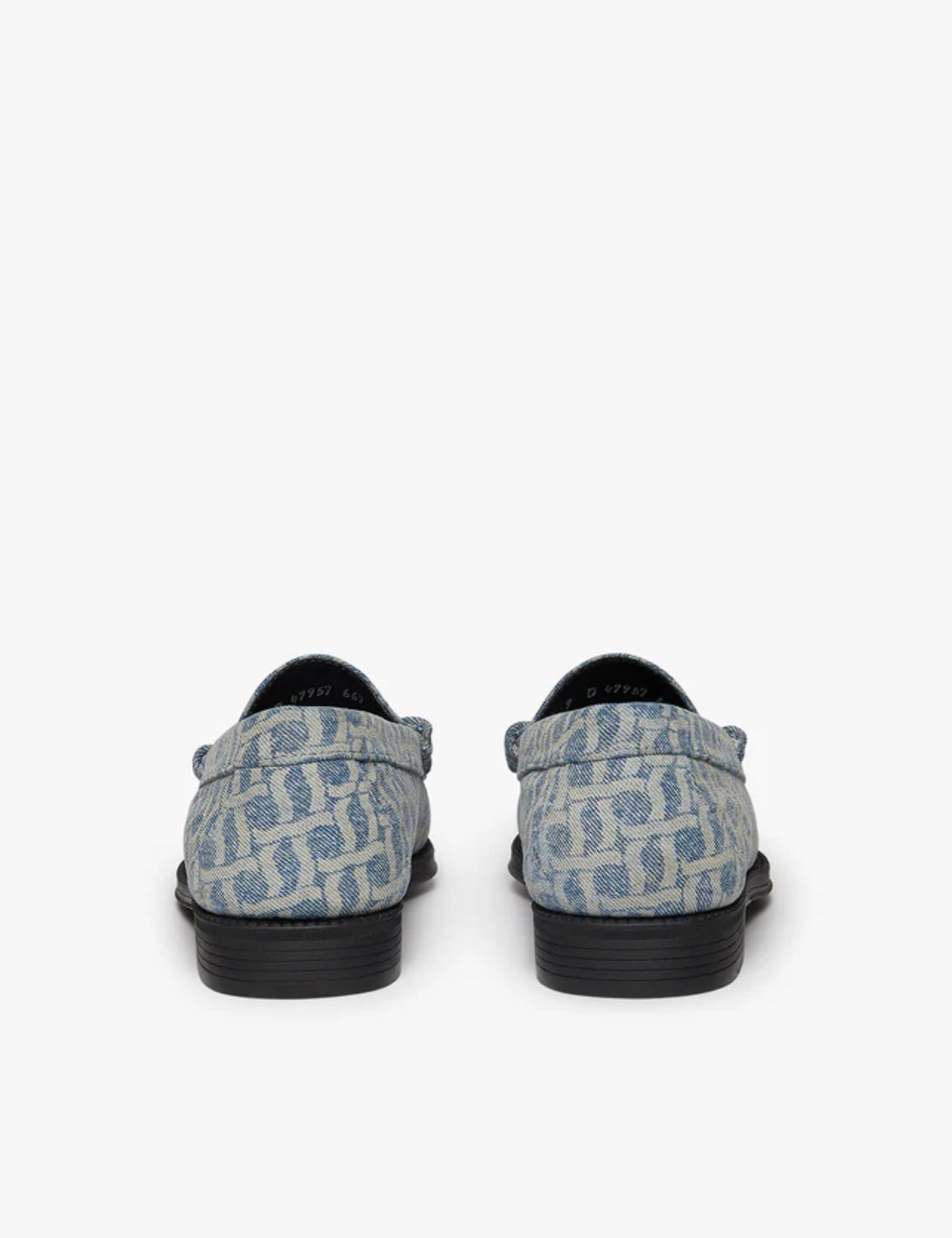 G.H. Bass X POP Easy Weejuns Lincoln Loafers (Denim) - Light Blue Denim — BHODE