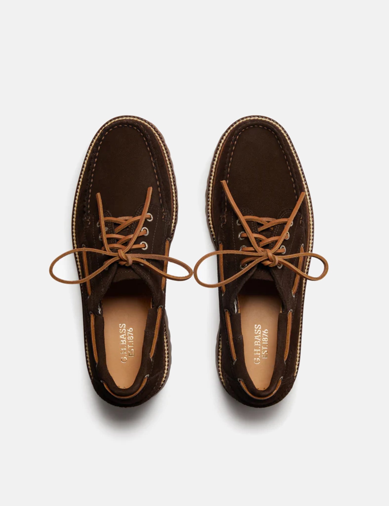 G.H. Bass Ranger Camp Moc (Suede) - Chocolate Brown