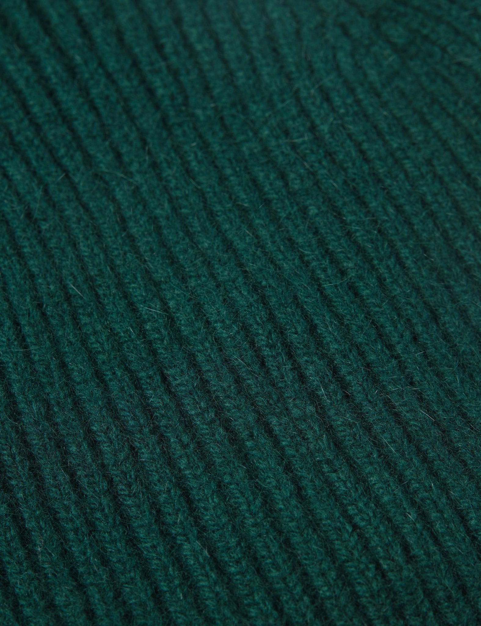 Bhode Hawick Geelongora Beanie Hat (Knitted in Scotland) - Spruce