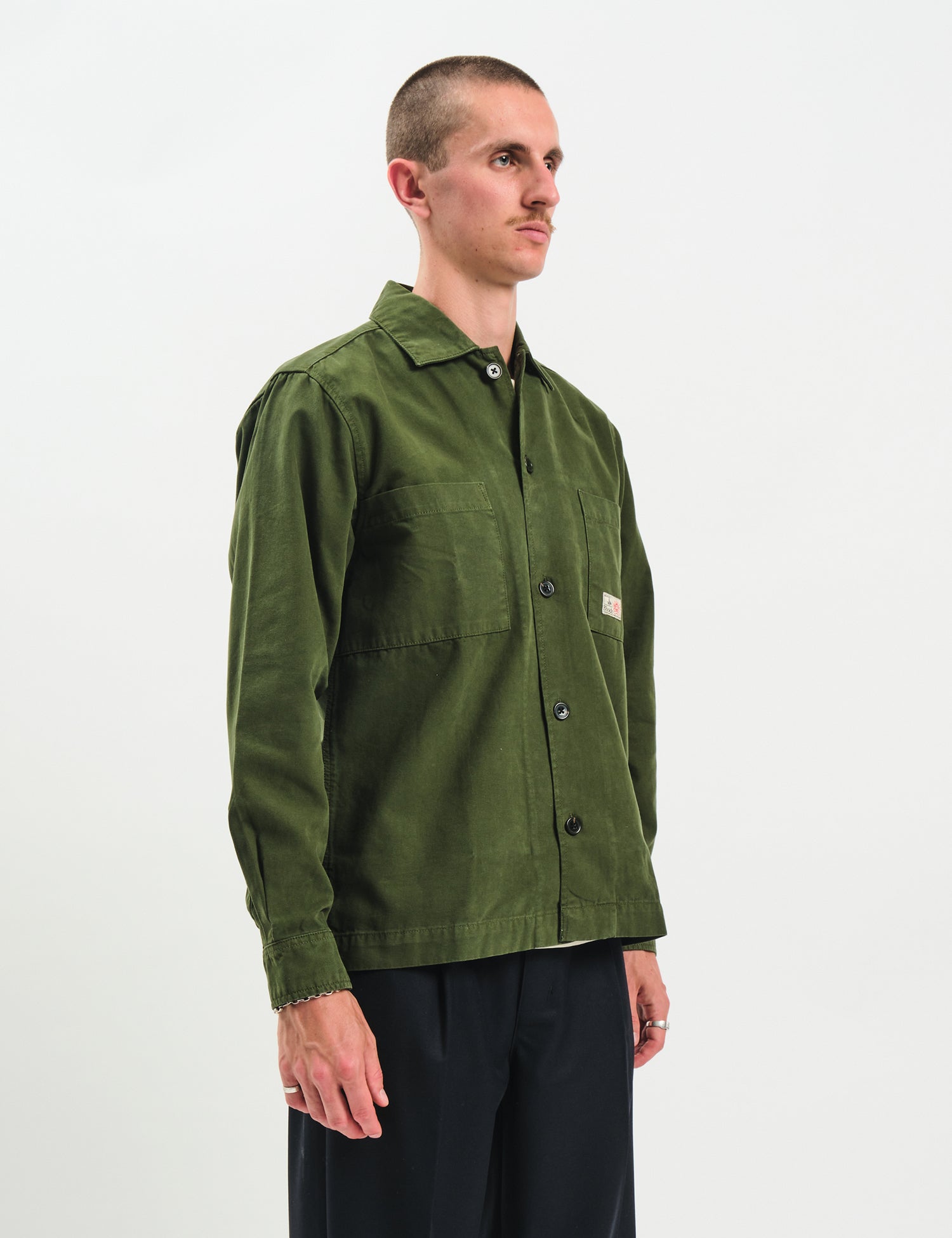 Bhode Meva Overshirt (Twill) - Rifle Green