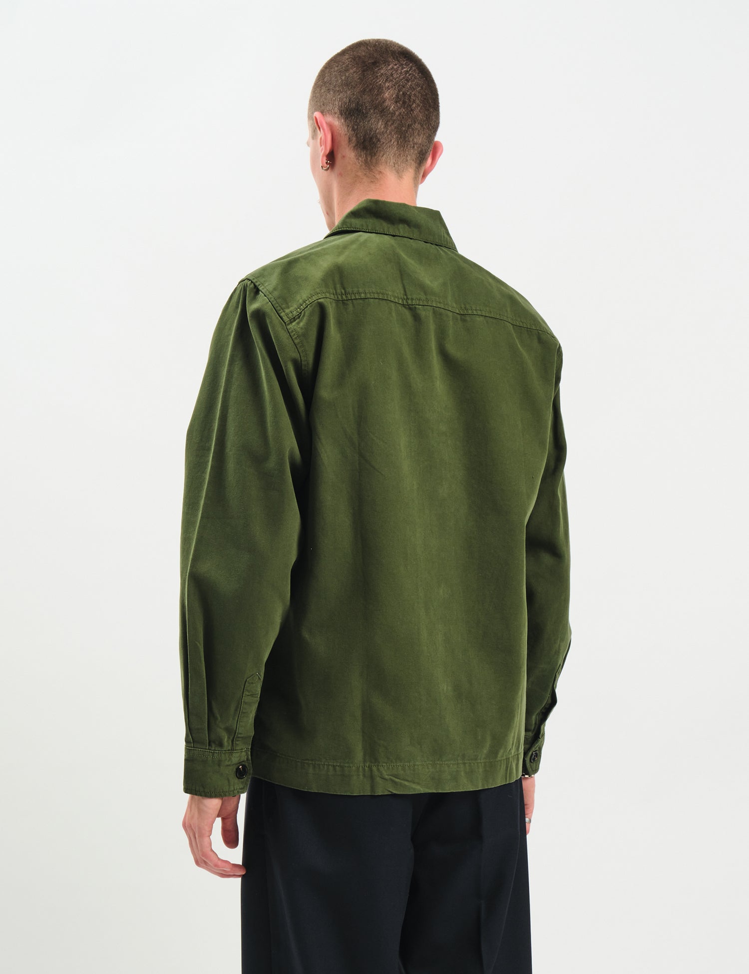 Bhode Meva Overshirt (Twill) - Rifle Green