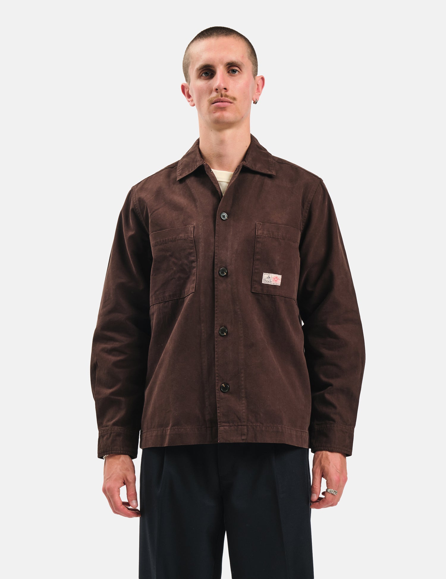 Bhode Hunting Overshirt (Twill) - Java Brown