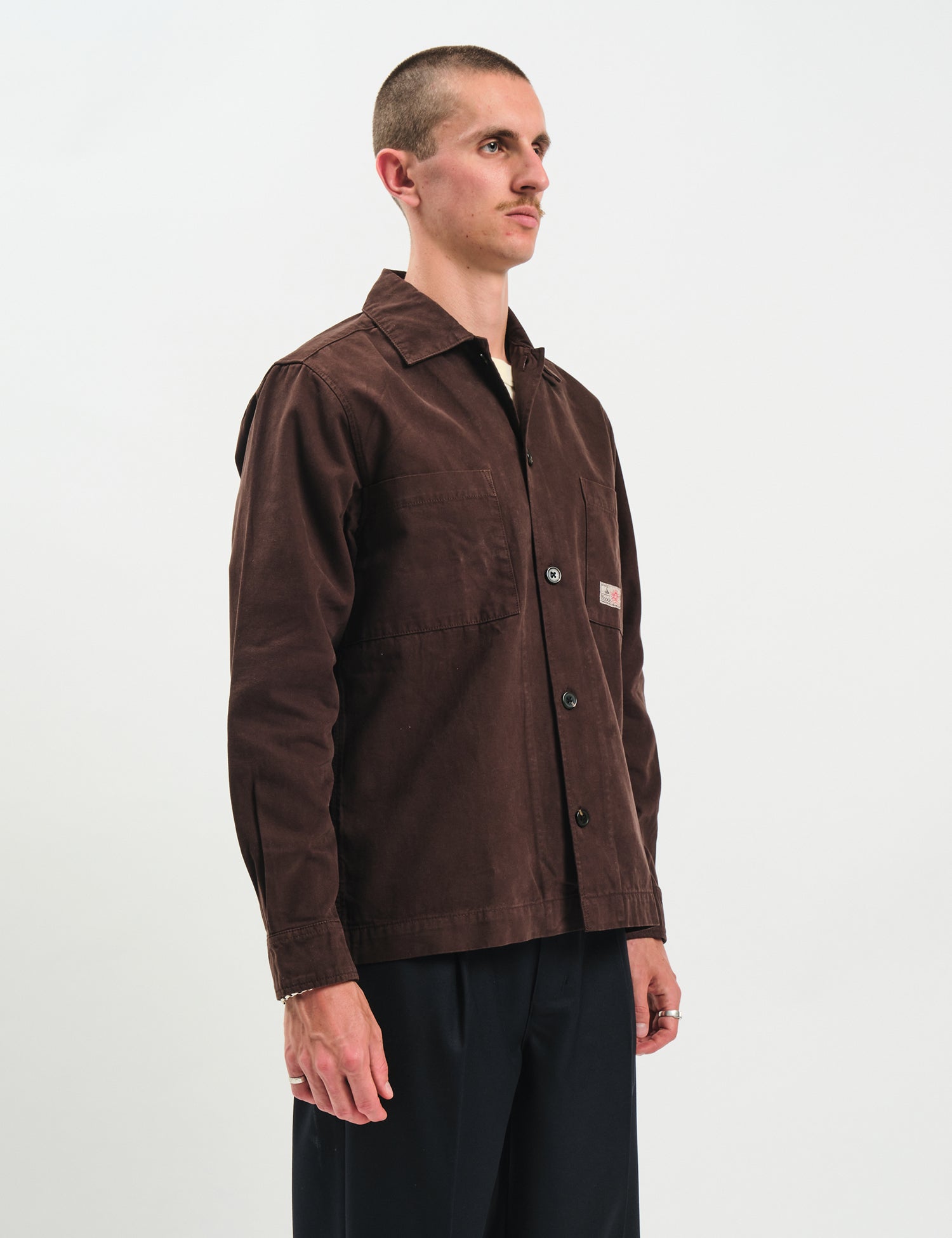 Bhode Hunting Overshirt (Twill) - Java Brown