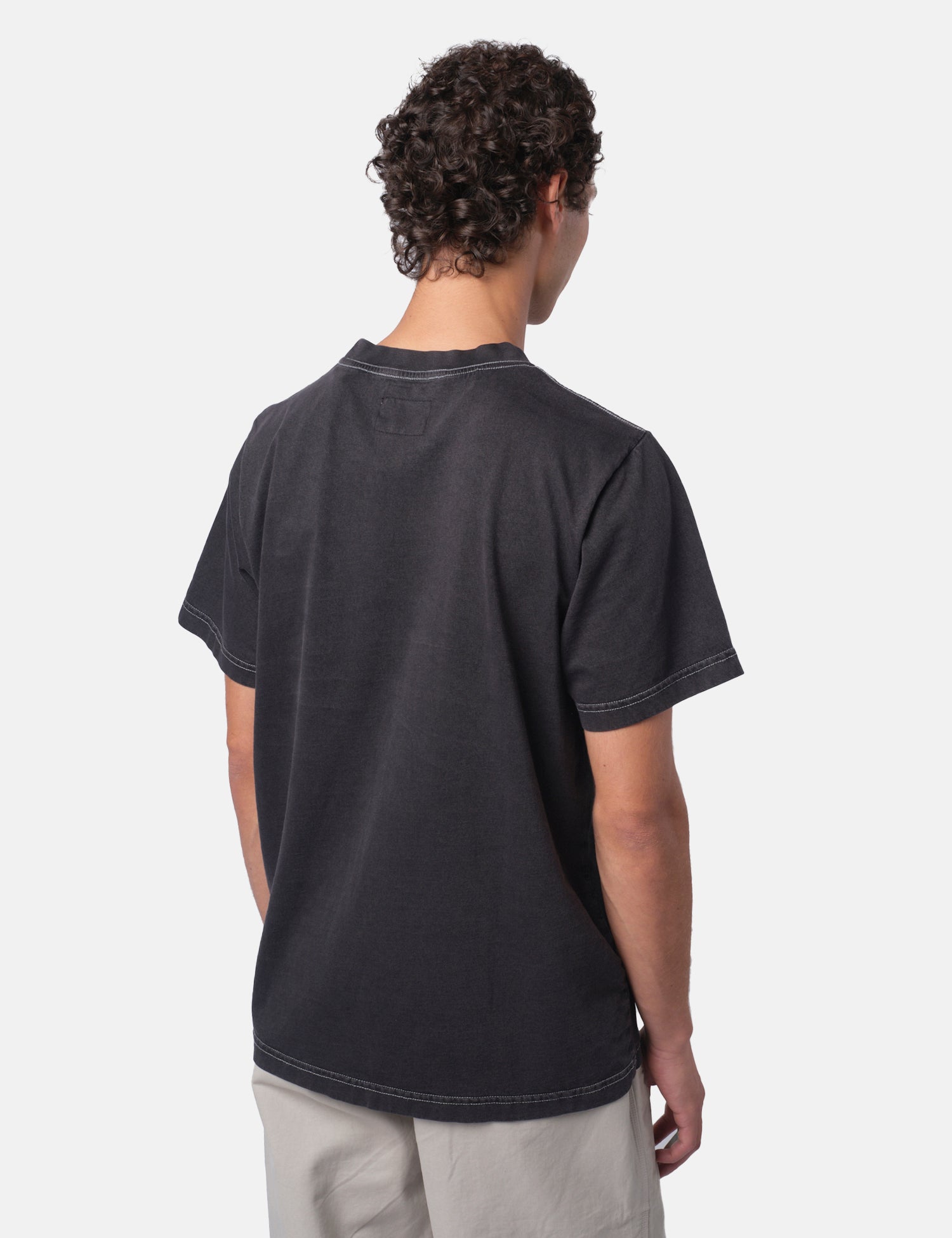 Bhode Pigment Dyed T-Shirt - Washed Black