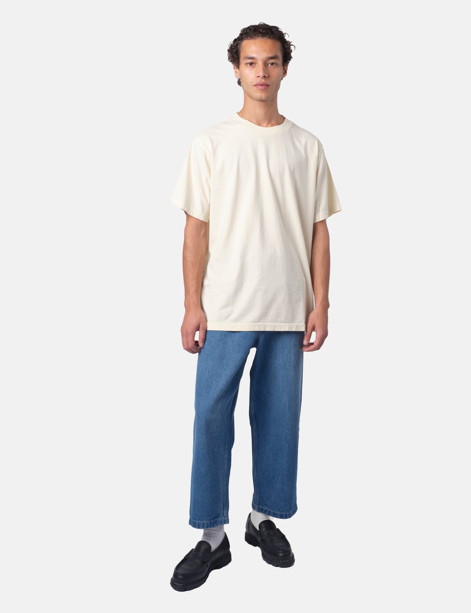 Bhode Pigment Dyed T-Shirt - Natural