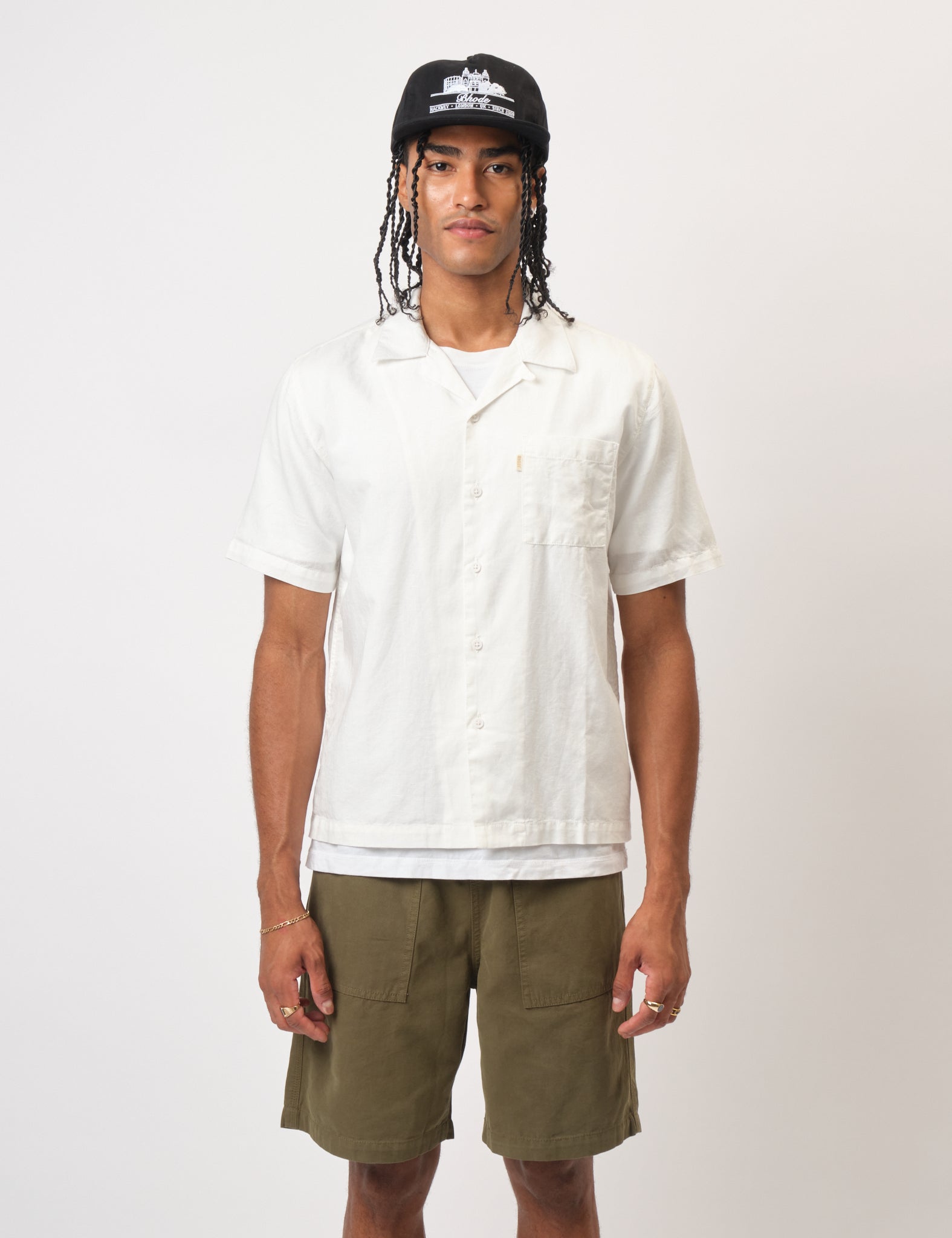 Bhode Hackney 5-Panel Cap - Black