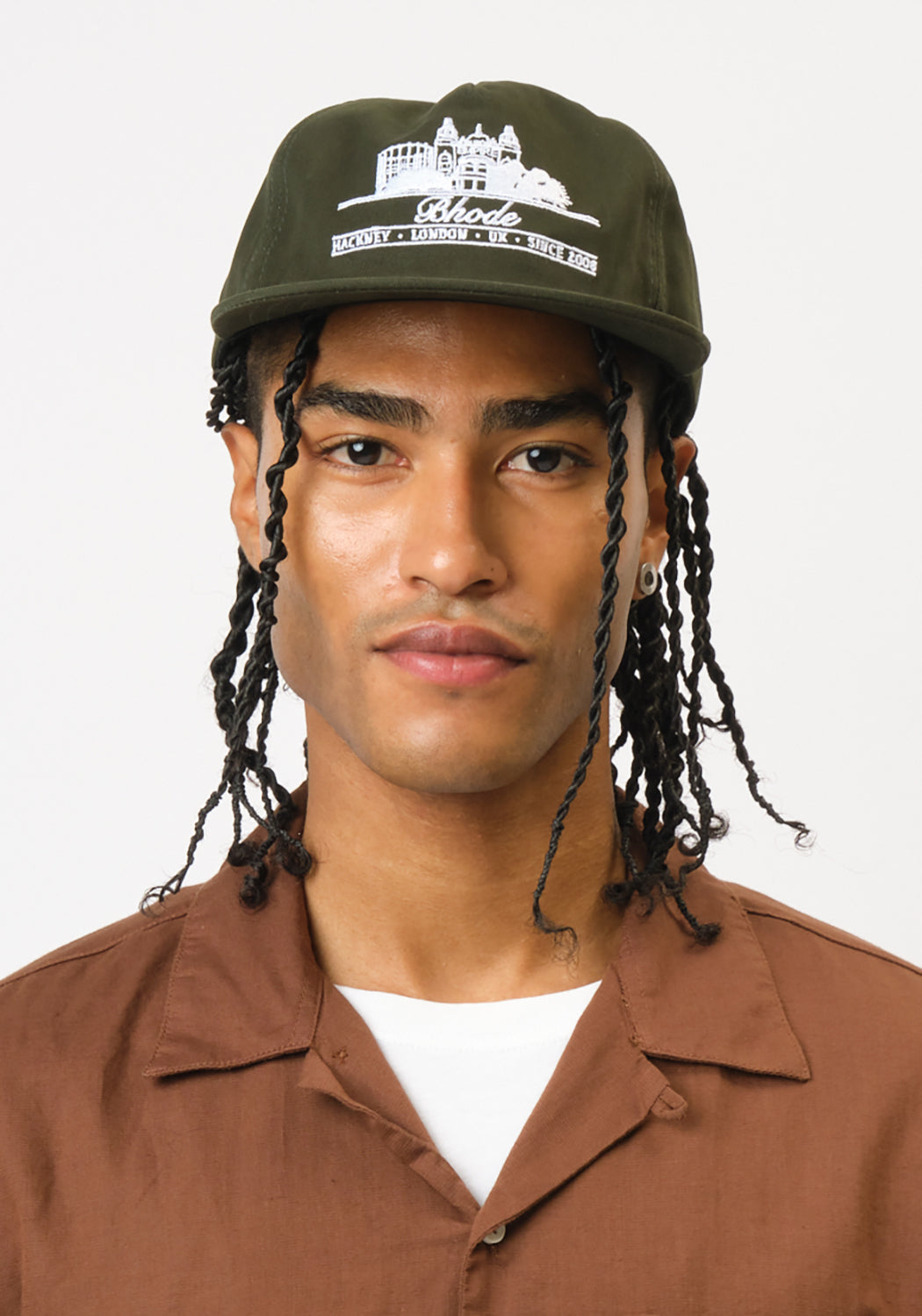 Bhode Hackney 5-Panel Cap - Forest Green