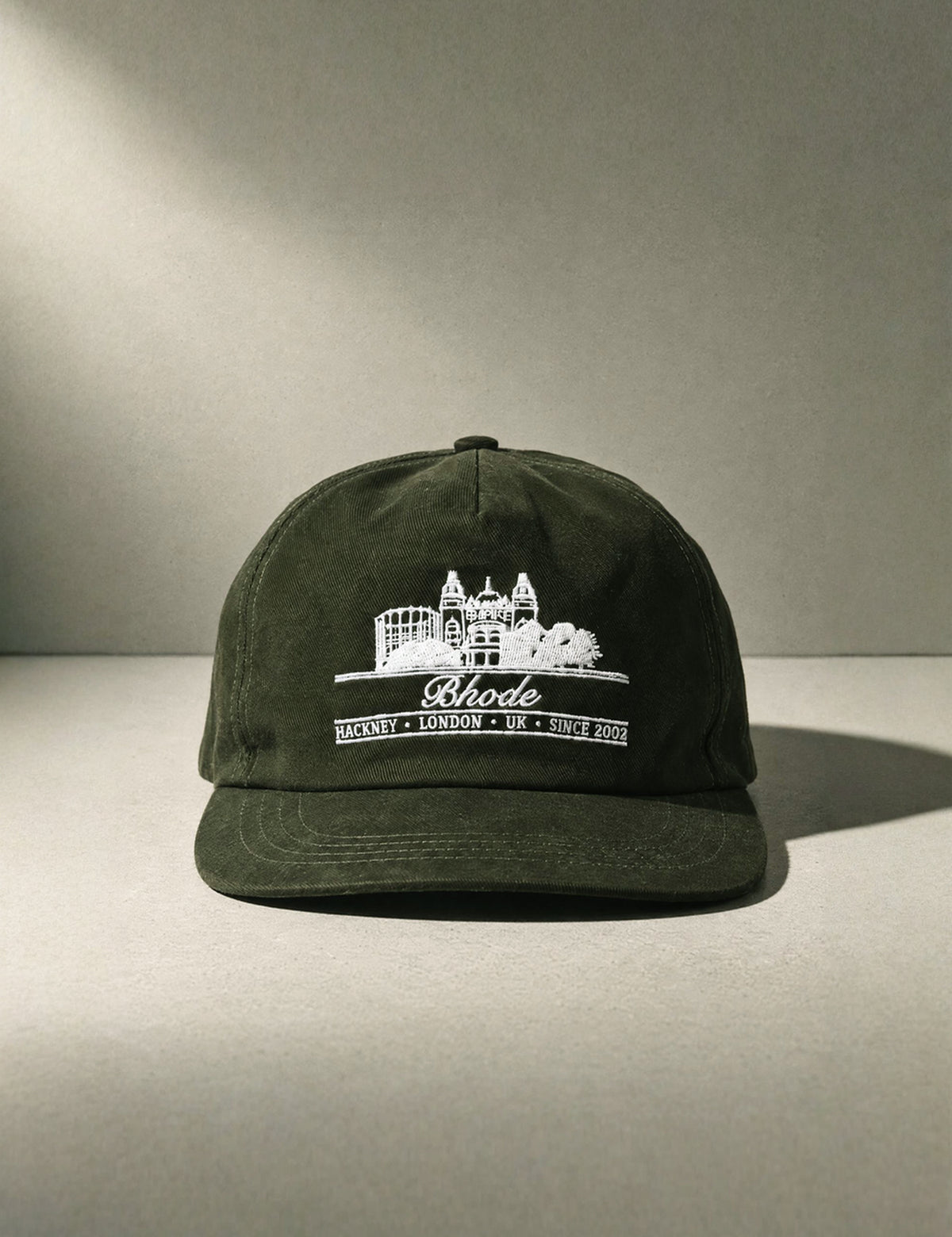Bhode Hackney 5-Panel Cap - Forest Green