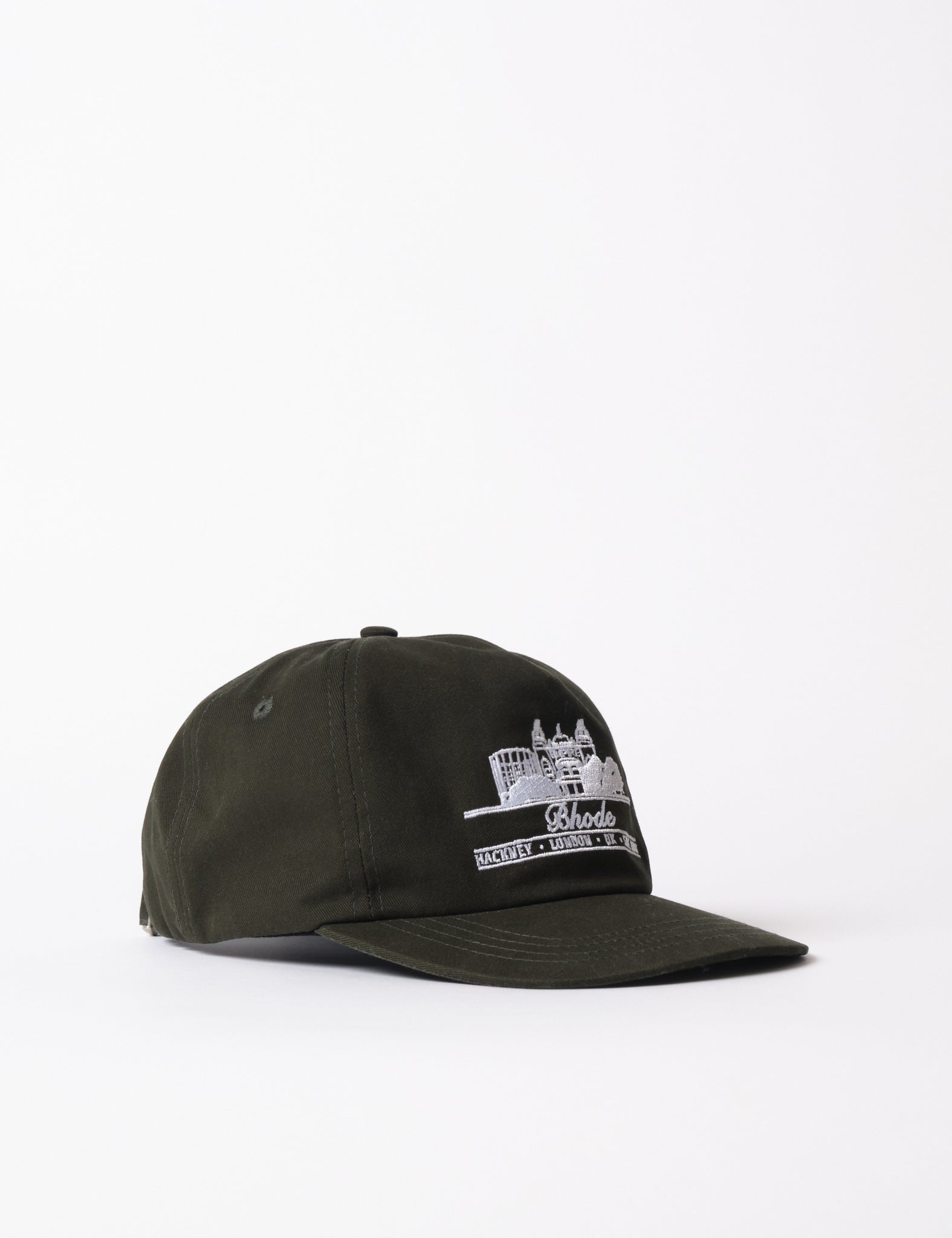 Bhode Hackney 5-Panel Cap - Forest Green