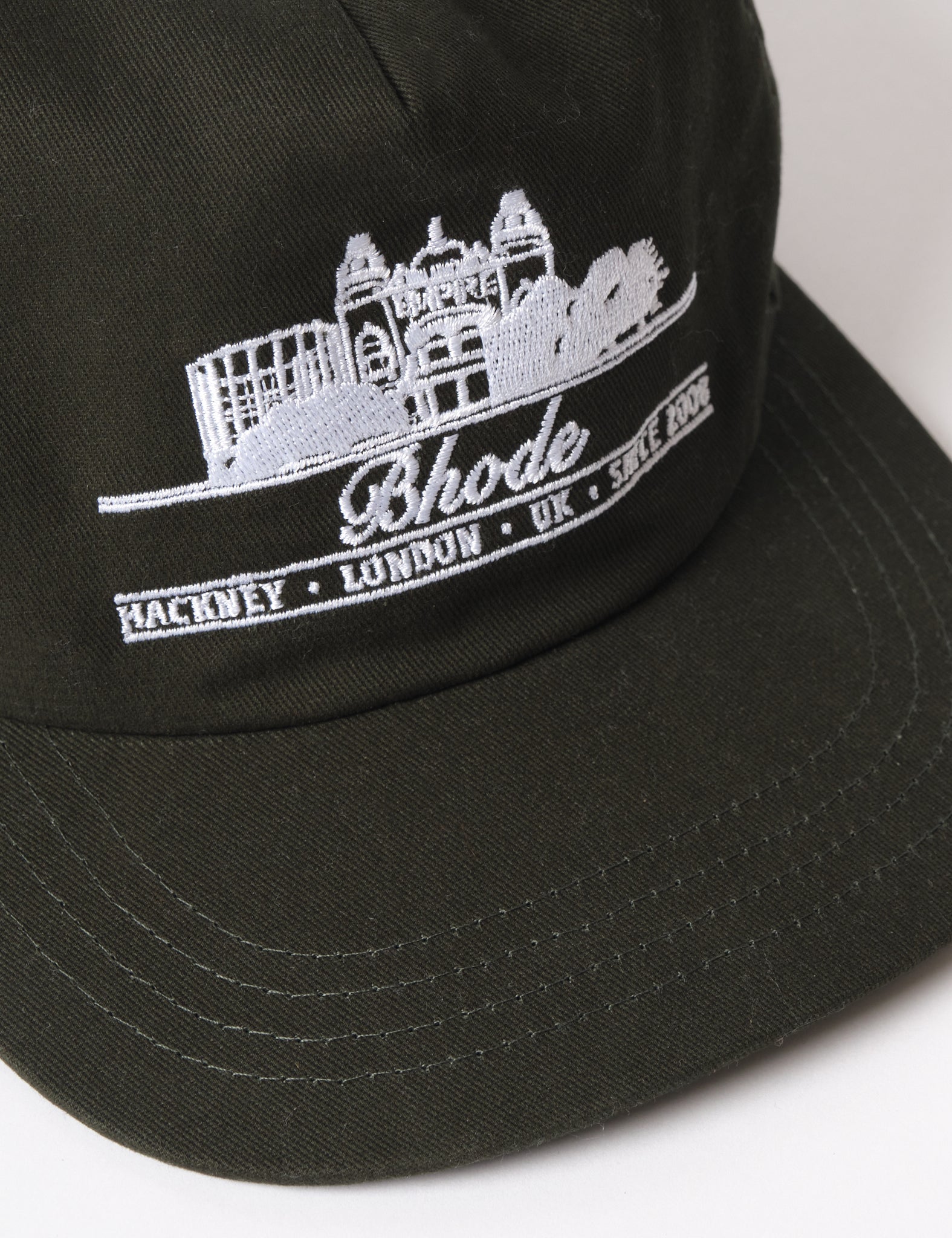 Bhode Hackney 5-Panel Cap - Forest Green