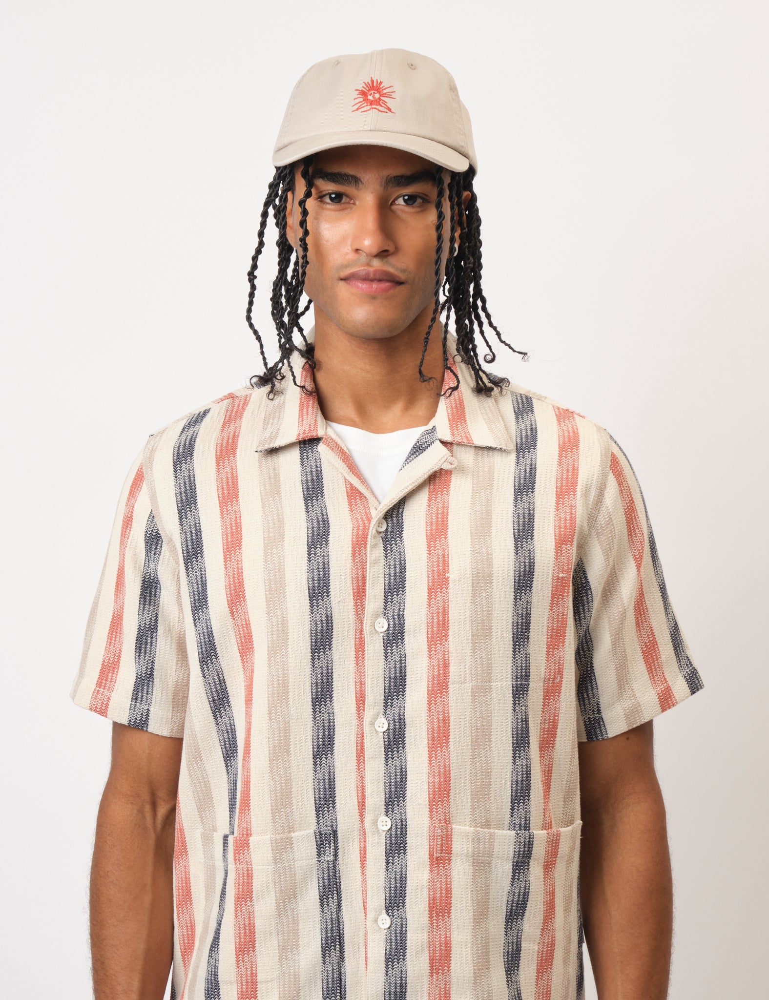 Bhode Mên-an-Tol Sun Cap - Cornish Stone/Flame