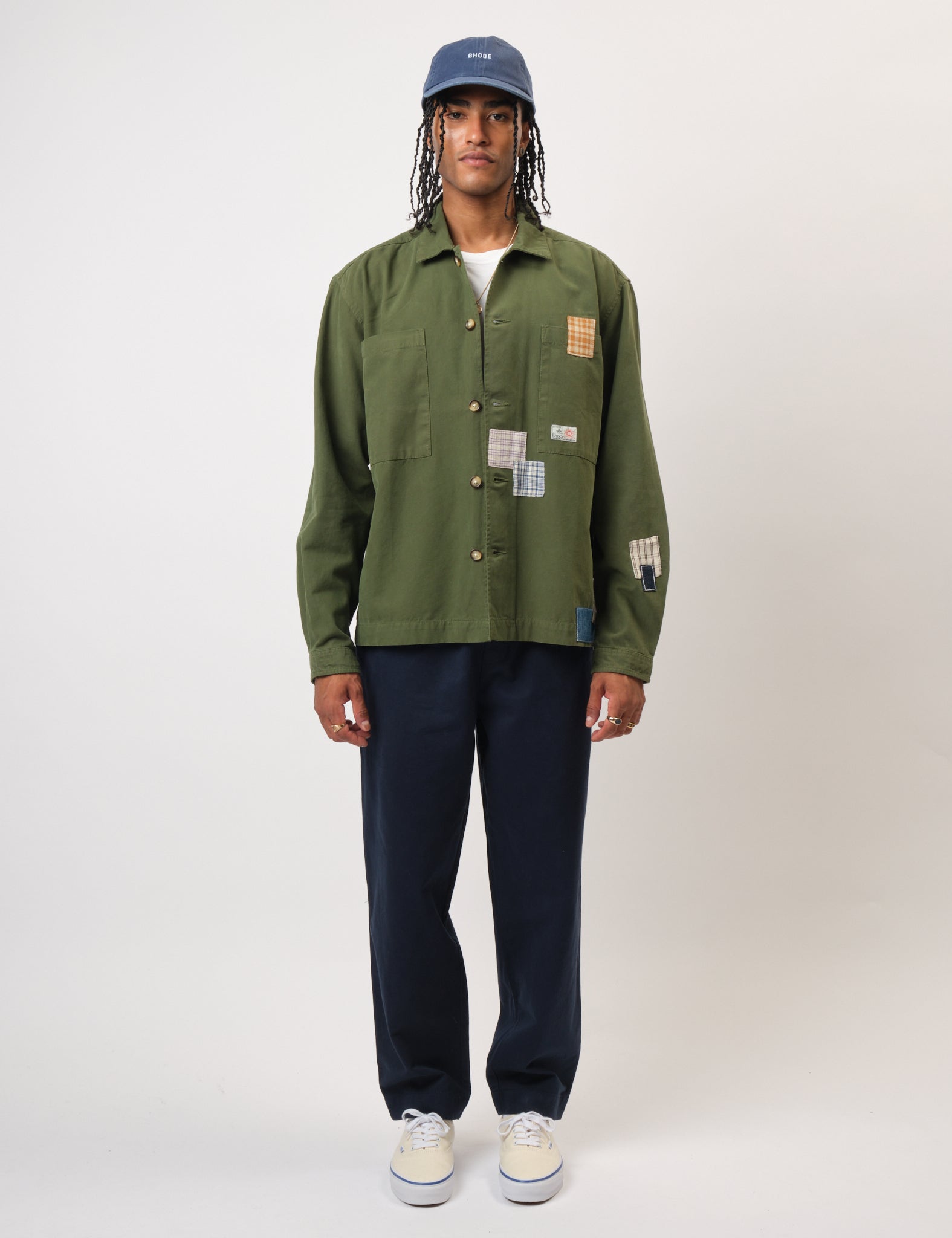 Bhode Washed 6-Panel Cap - Navy Blue