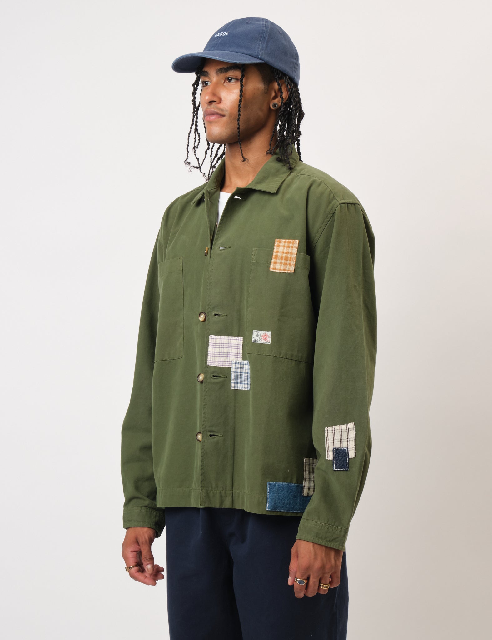 Bhode Washed 6-Panel Cap - Navy Blue