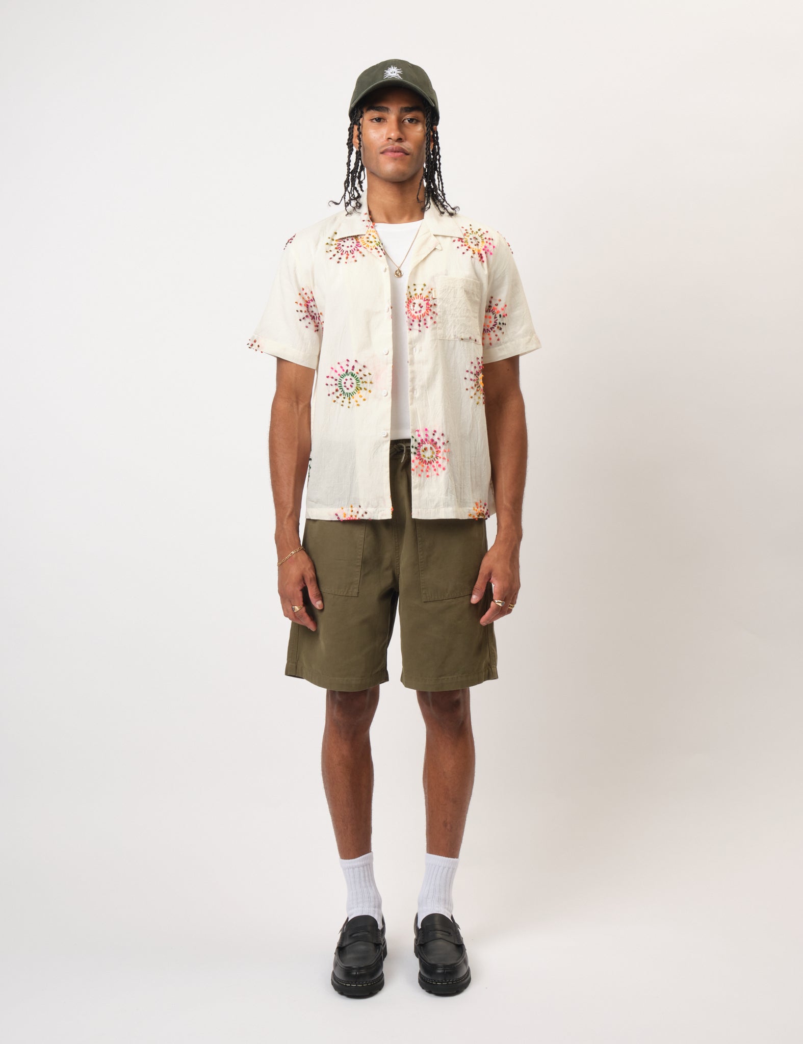Bhode Fatigue Shorts (Duck Canvas) - Burnt Olive Green