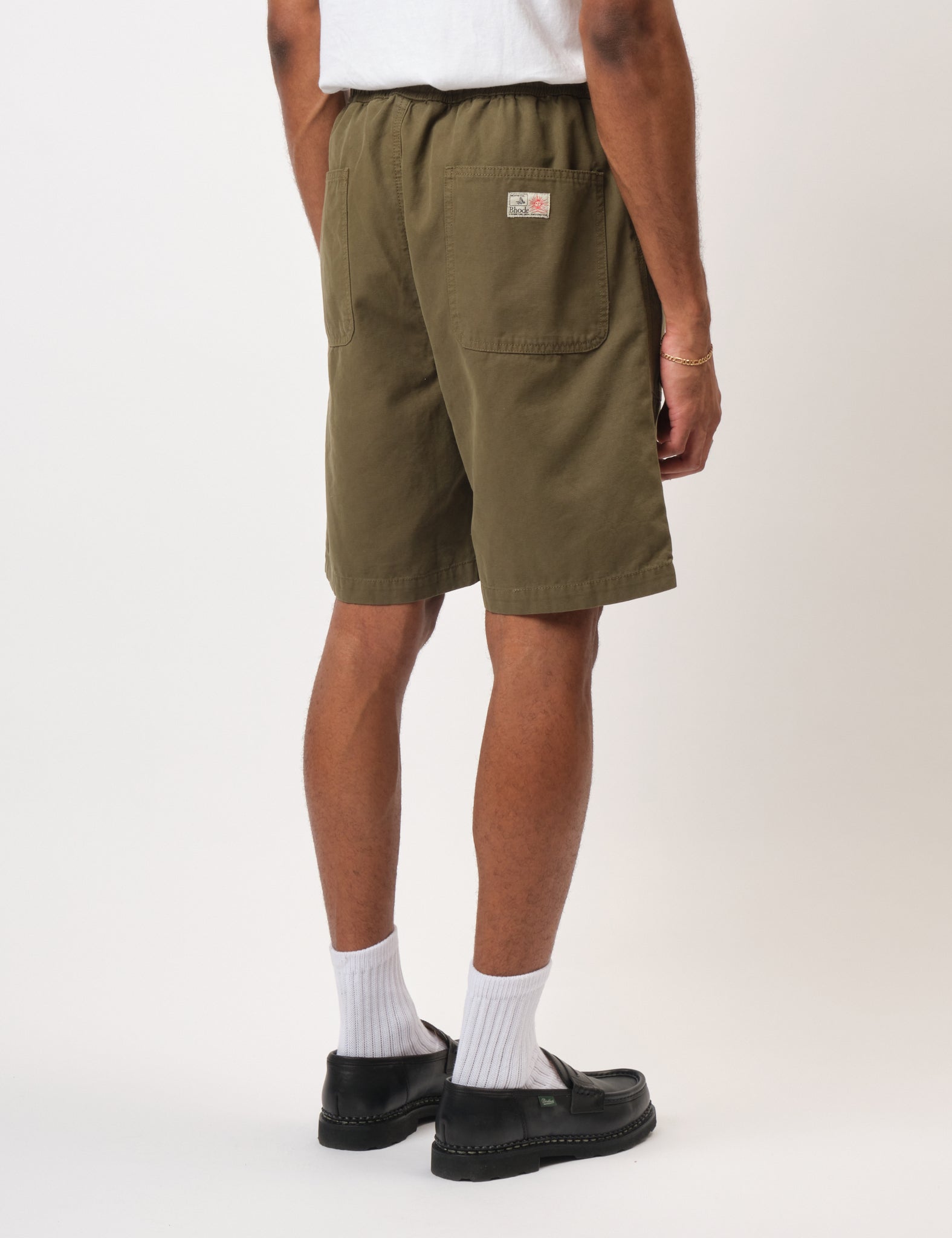 Bhode Fatigue Shorts (Duck Canvas) - Burnt Olive Green