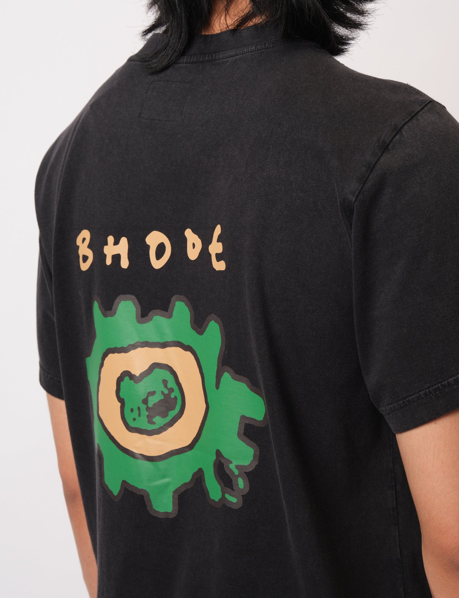 Bhode Third Eye T-Shirt - Washed Black