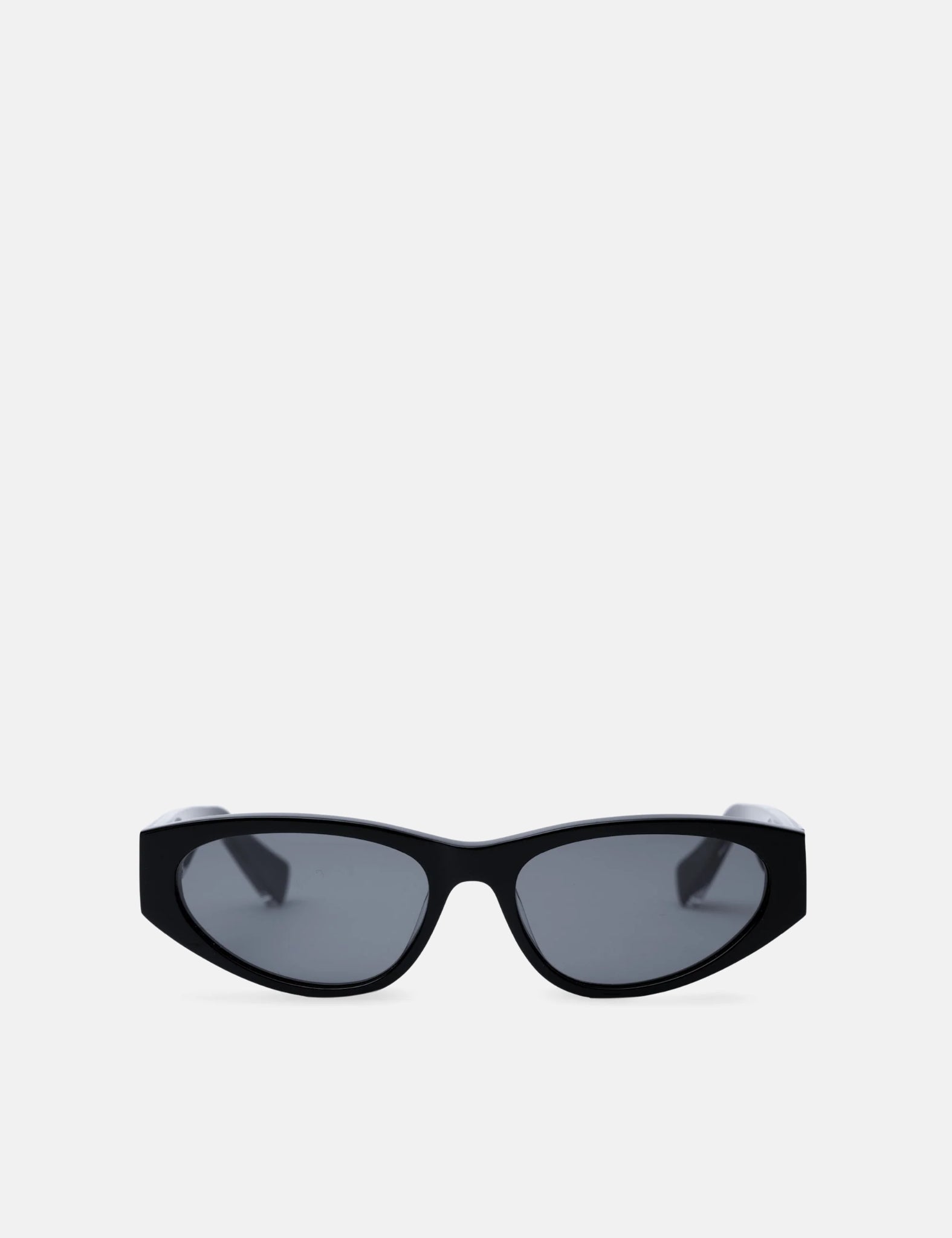Messy Weekend Blade Sunglasses - Black/Transparent/Grey