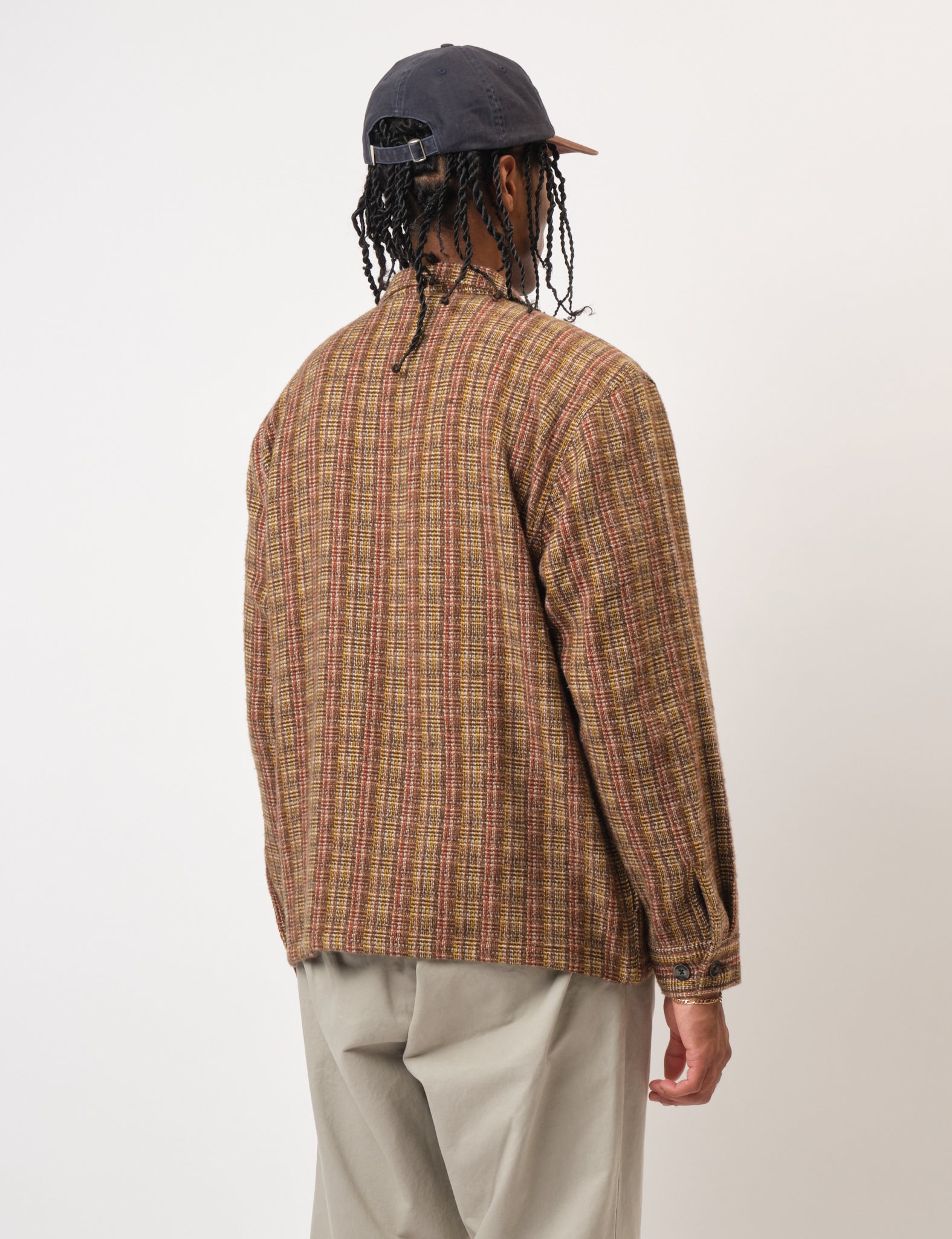 Bhode Zip Shirt (Slubby) - Brown