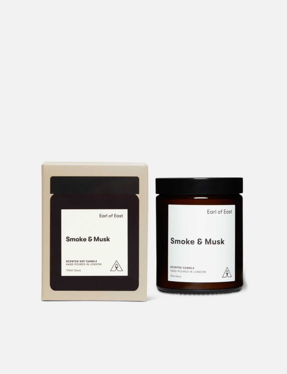 Earl of East Candle Soy Wax Candle 170ml - Smoke & Musk