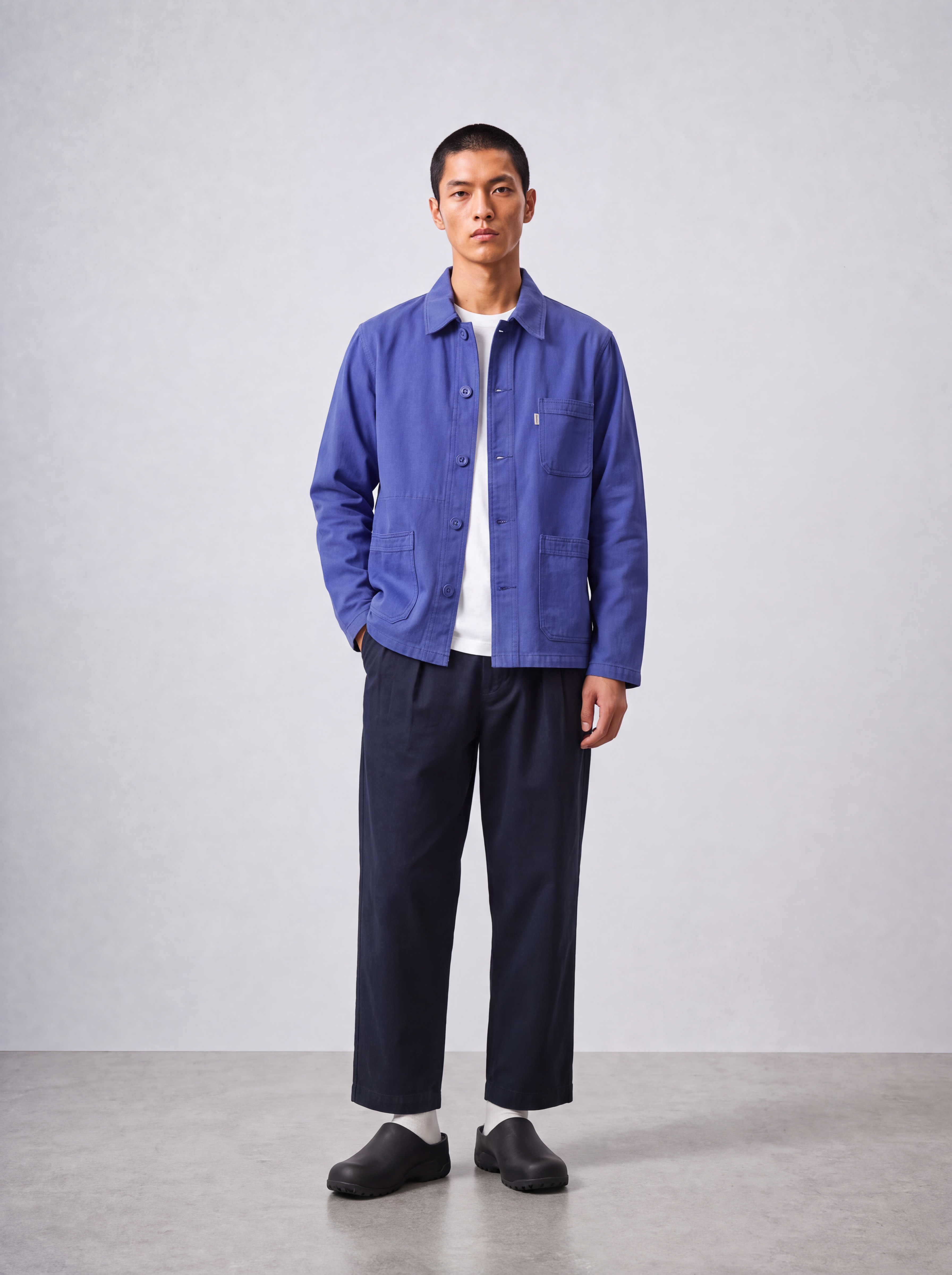 Bhode French Chore Jacket MkII - Classic Blue