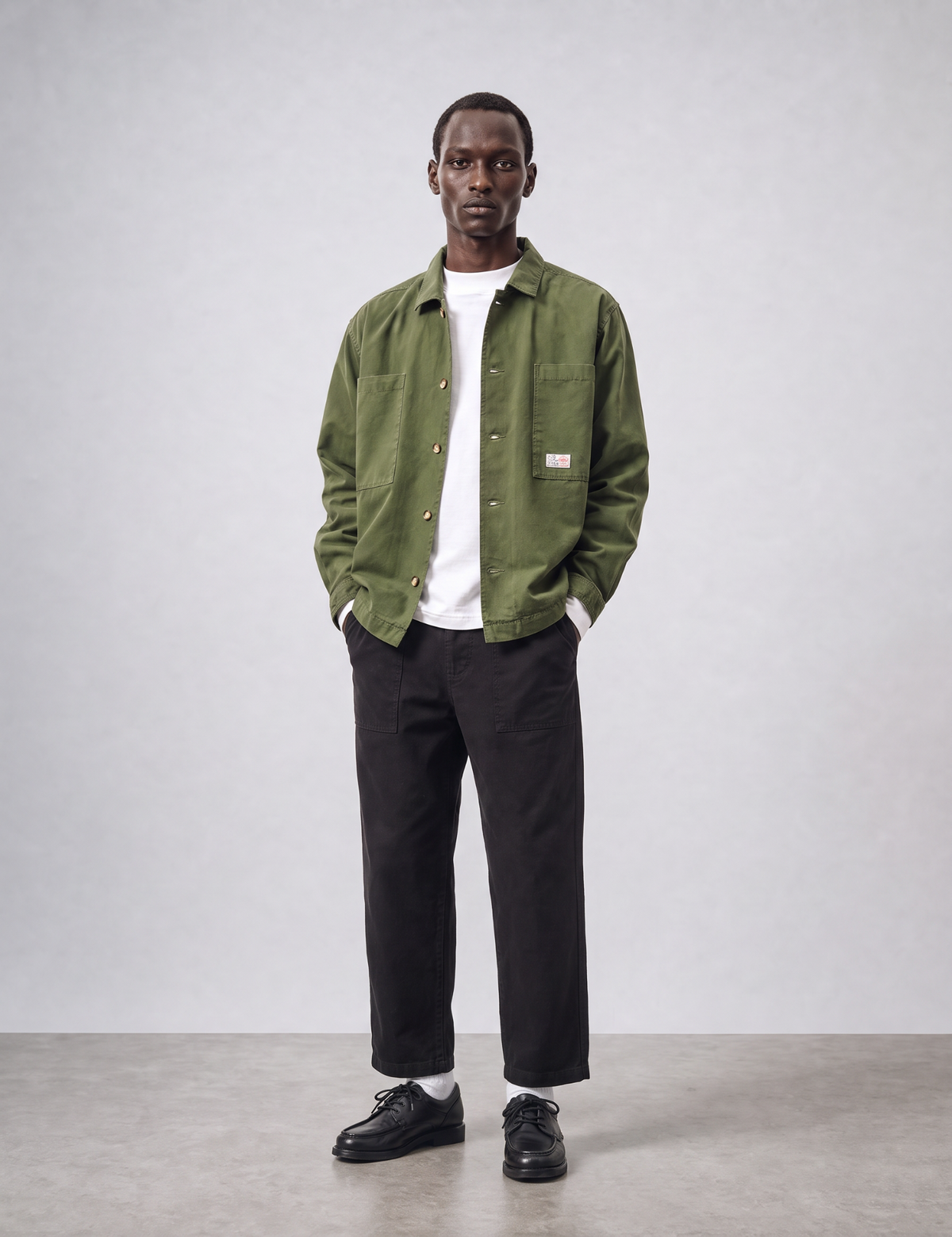 Bhode Hunting Overshirt (Twill) - Rifle Green