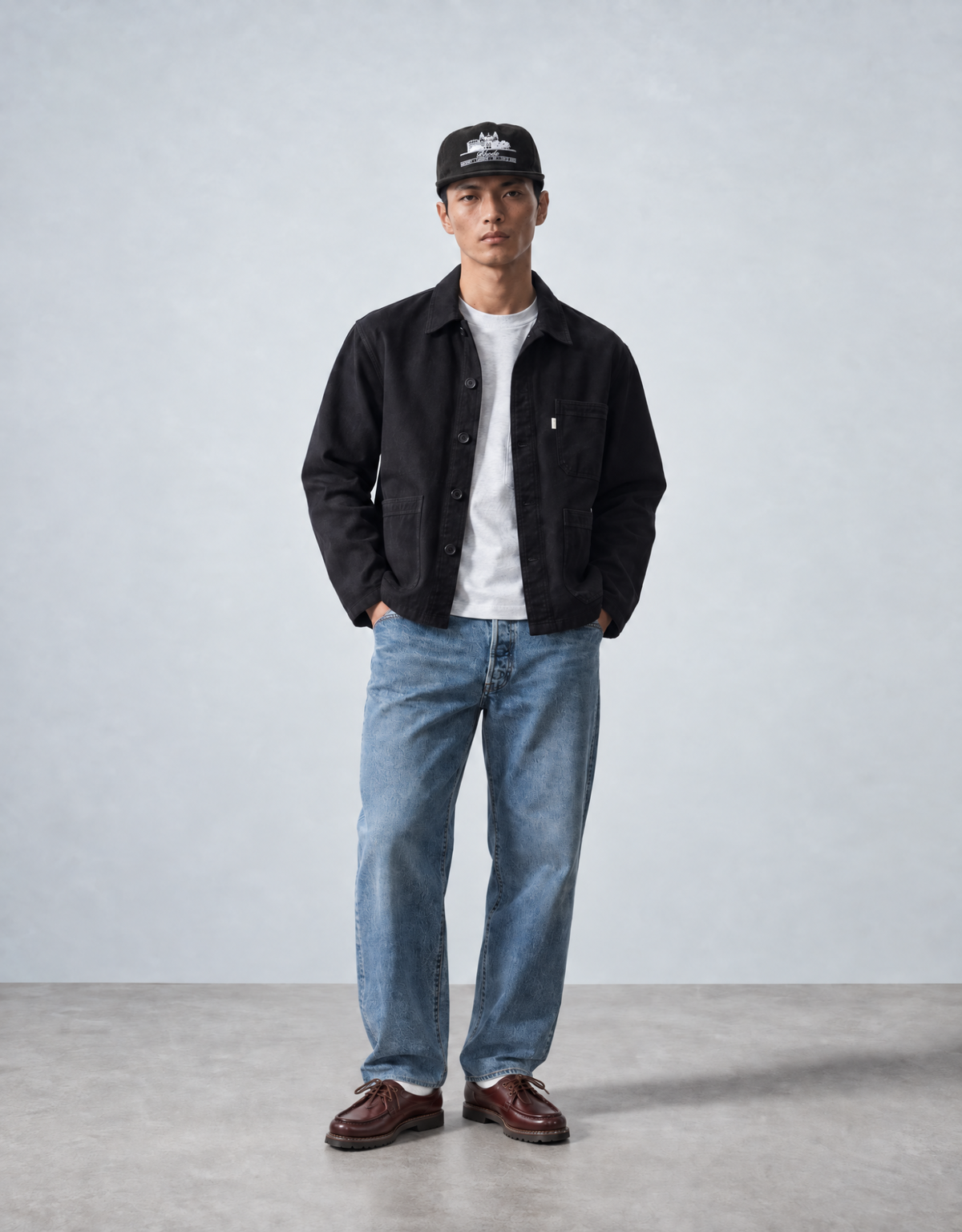 Bhode French Chore Jacket Mk.II - Black