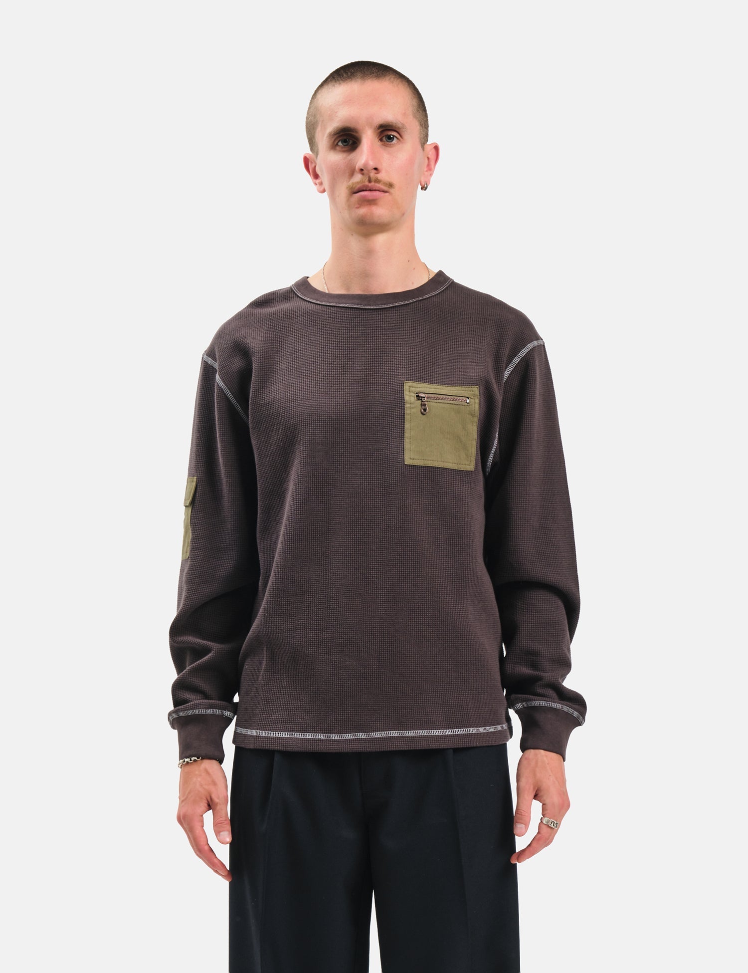 Larriet Bunker Top - Charcoal Grey