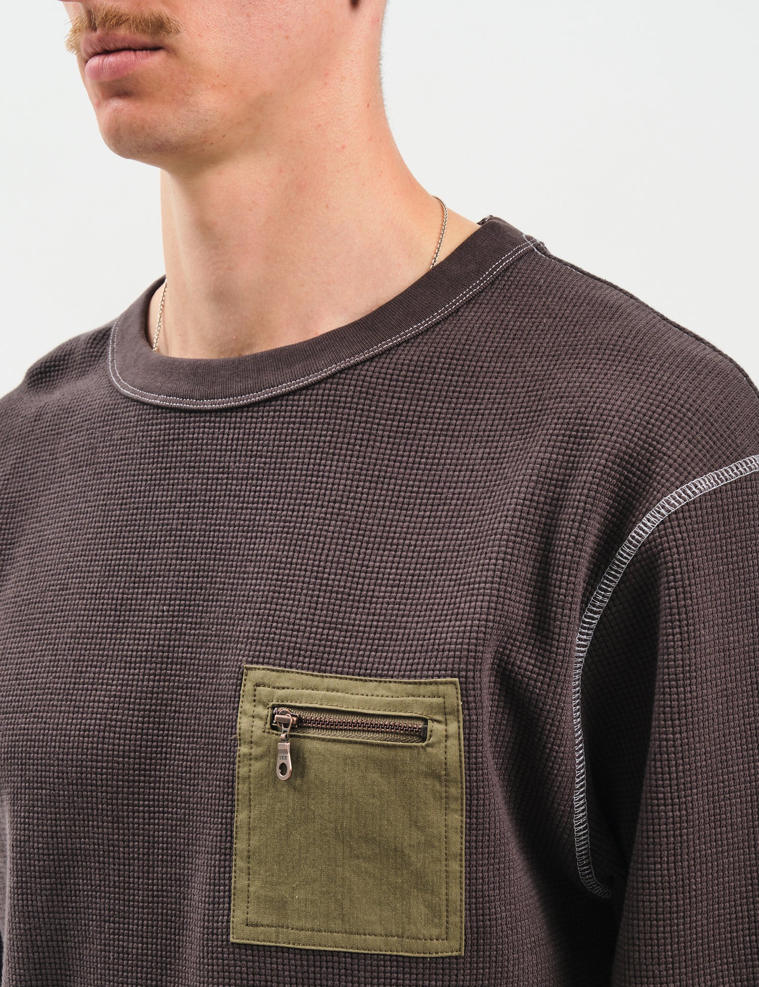 Larriet Bunker Top - Charcoal Grey