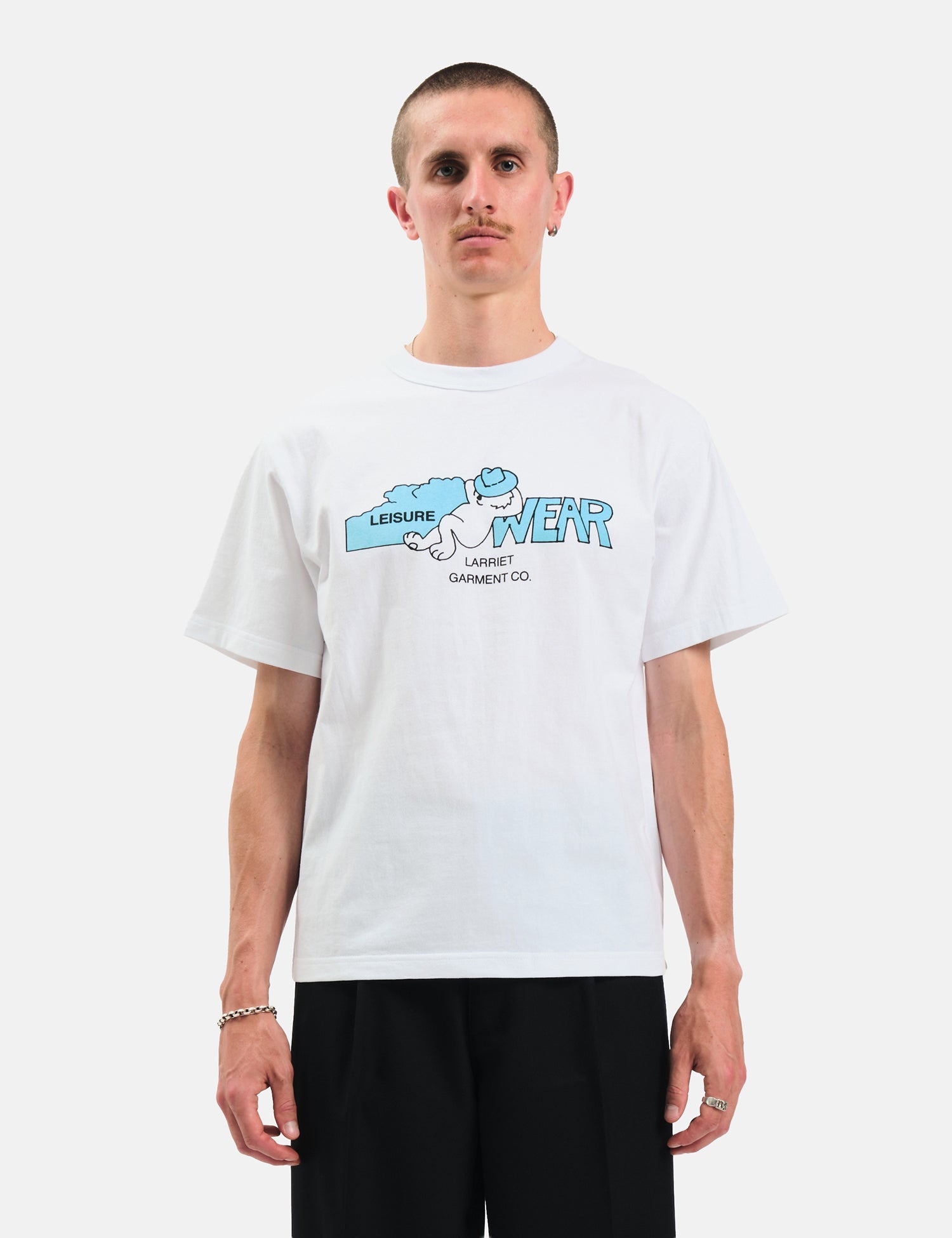Larriet Leisure T-Shirt - White — BHODE