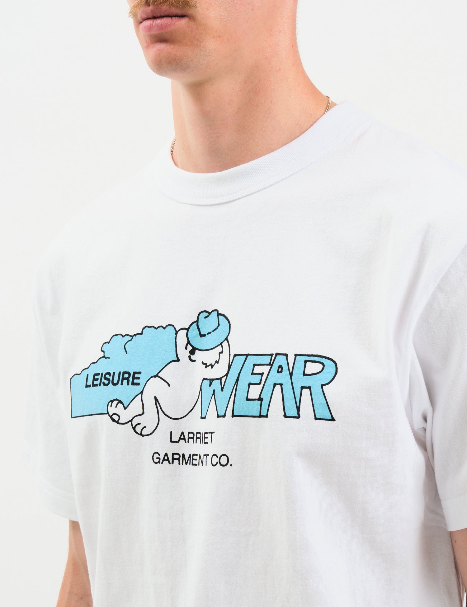 Larriet Leisure T-Shirt - White — BHODE