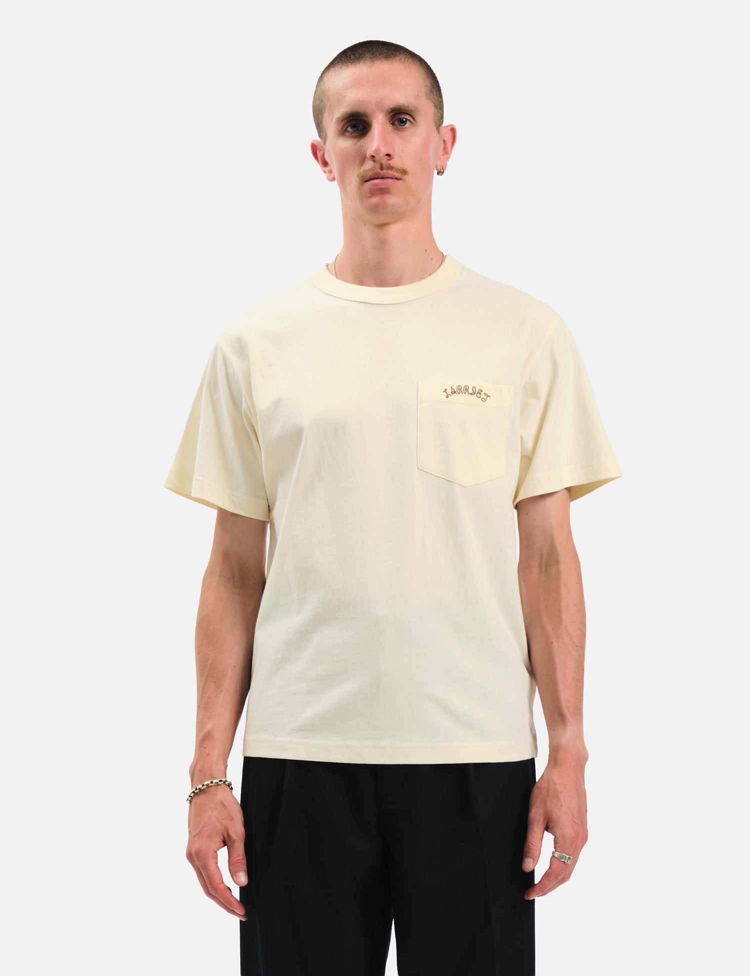 Larriet Lasso Pocket T-Shirt - Cream — BHODE