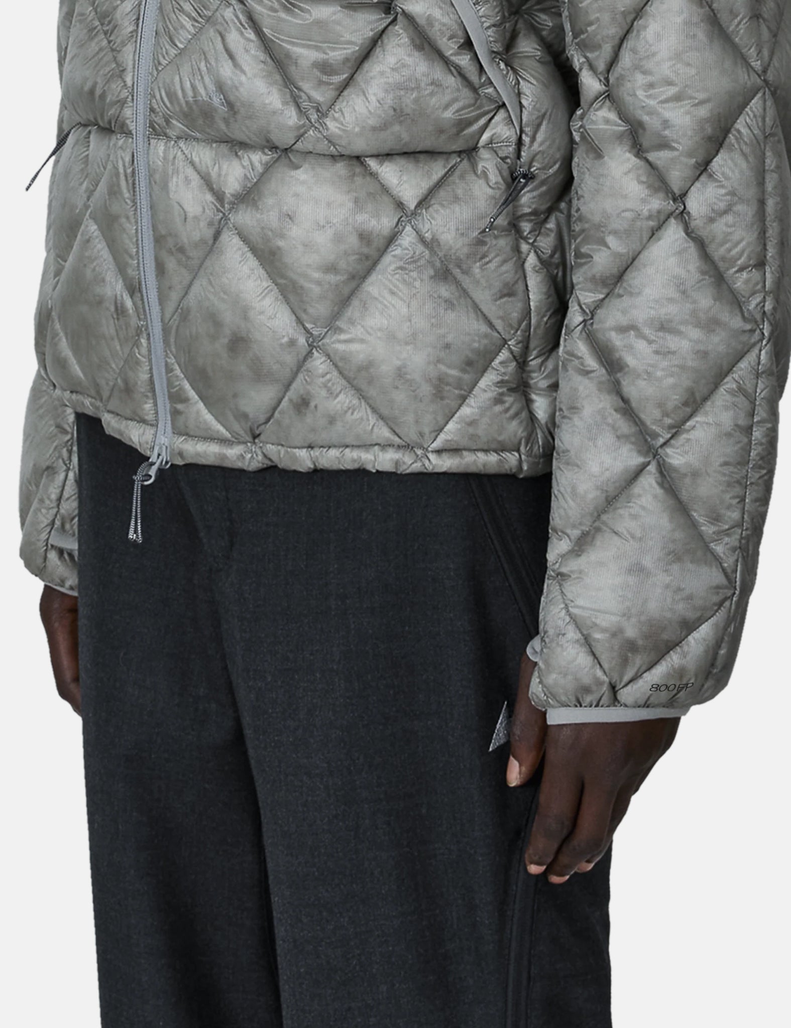 ROA Nuna 800 Fill Power Hooded Down Jacket - Silver Grey — BHODE