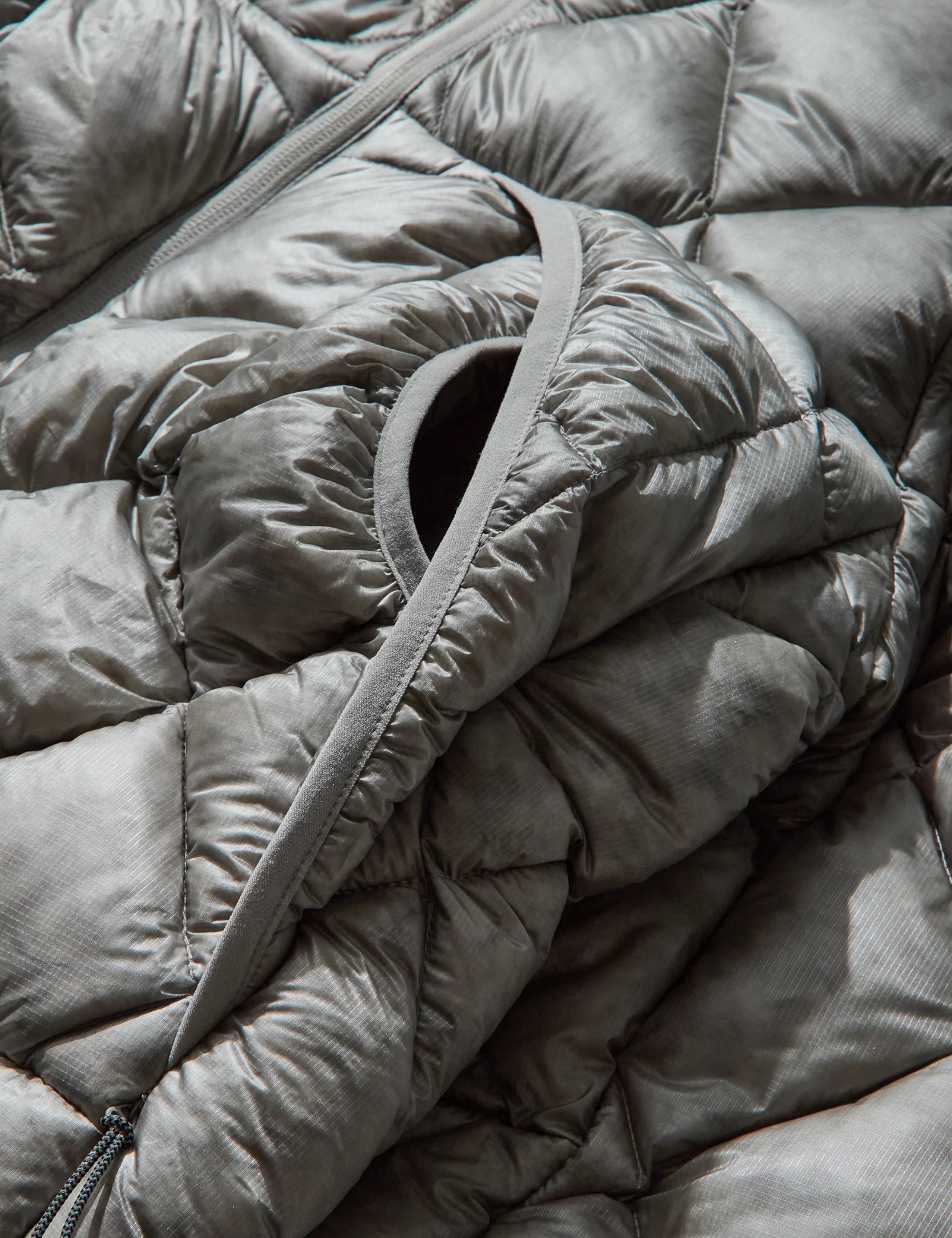 ROA Nuna 800 Fill Power Hooded Down Jacket - Silver Grey — BHODE