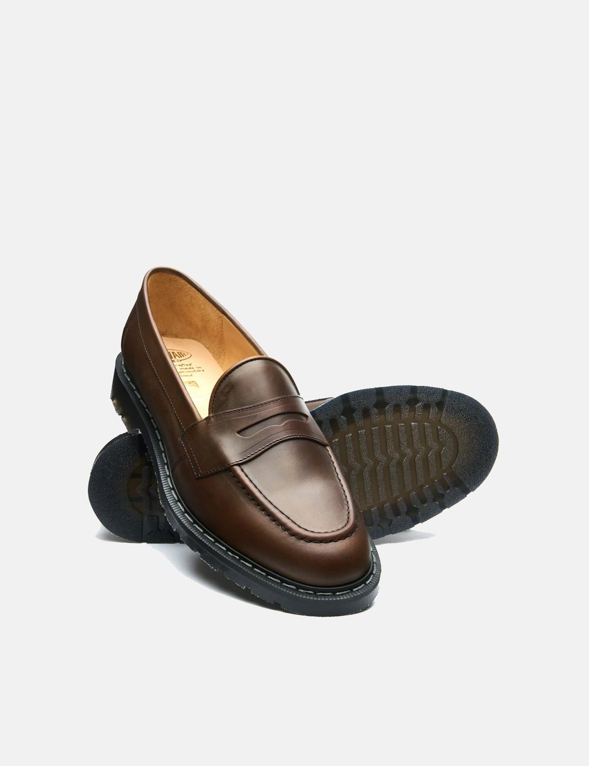 Solovair Penny Loafers - Gaucho Brown