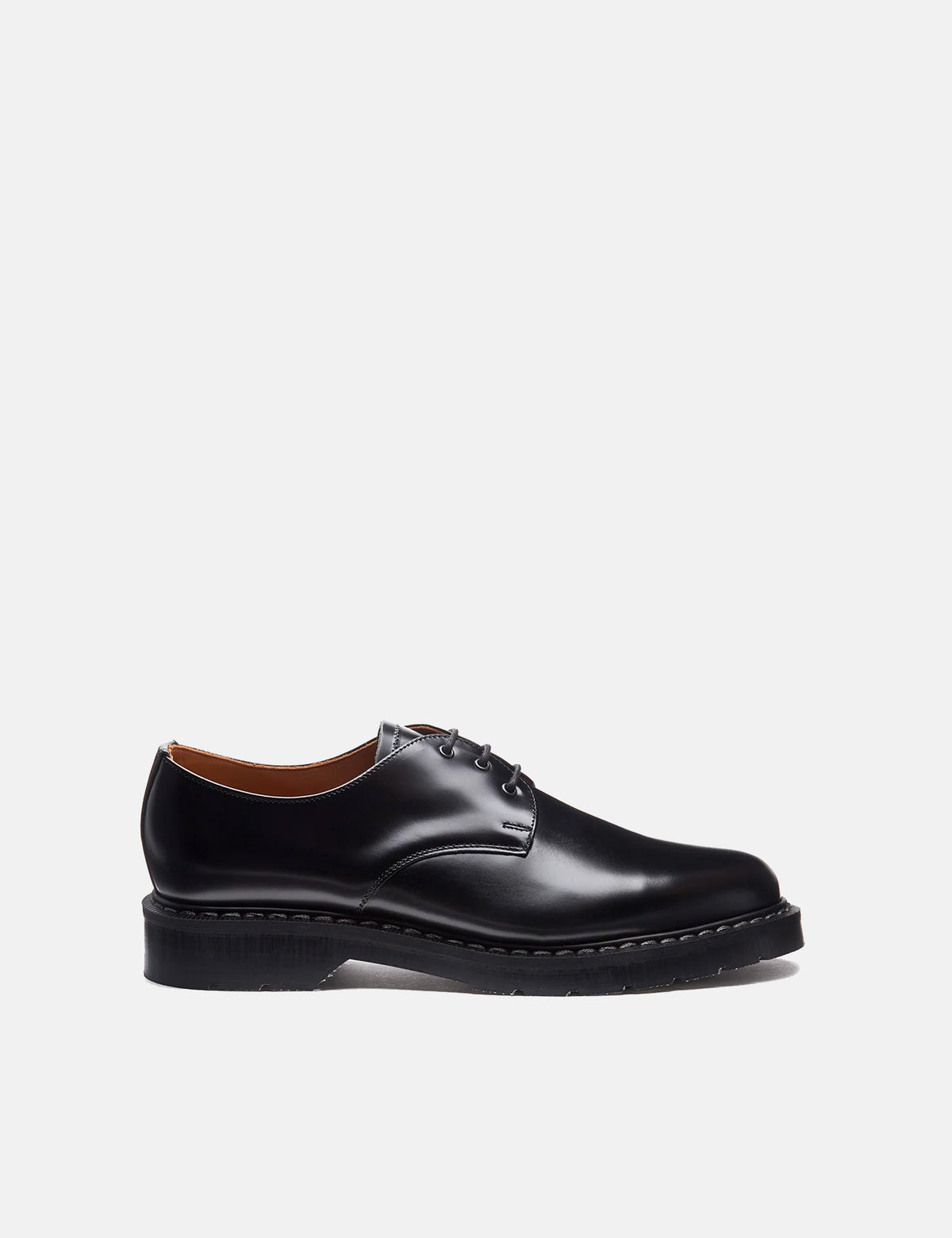 Solovair Gibson Hi-Shine Shoes - Black