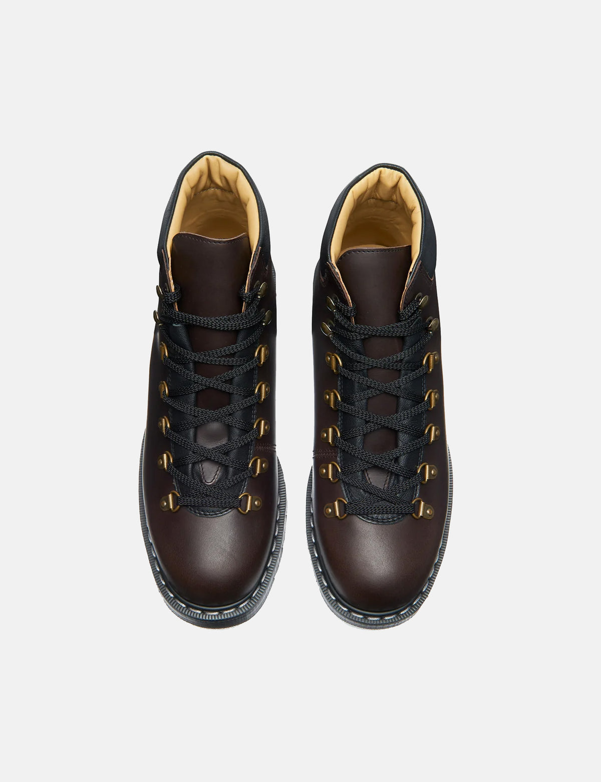 Solovair Urban Hiker Boots - Greasy Brown